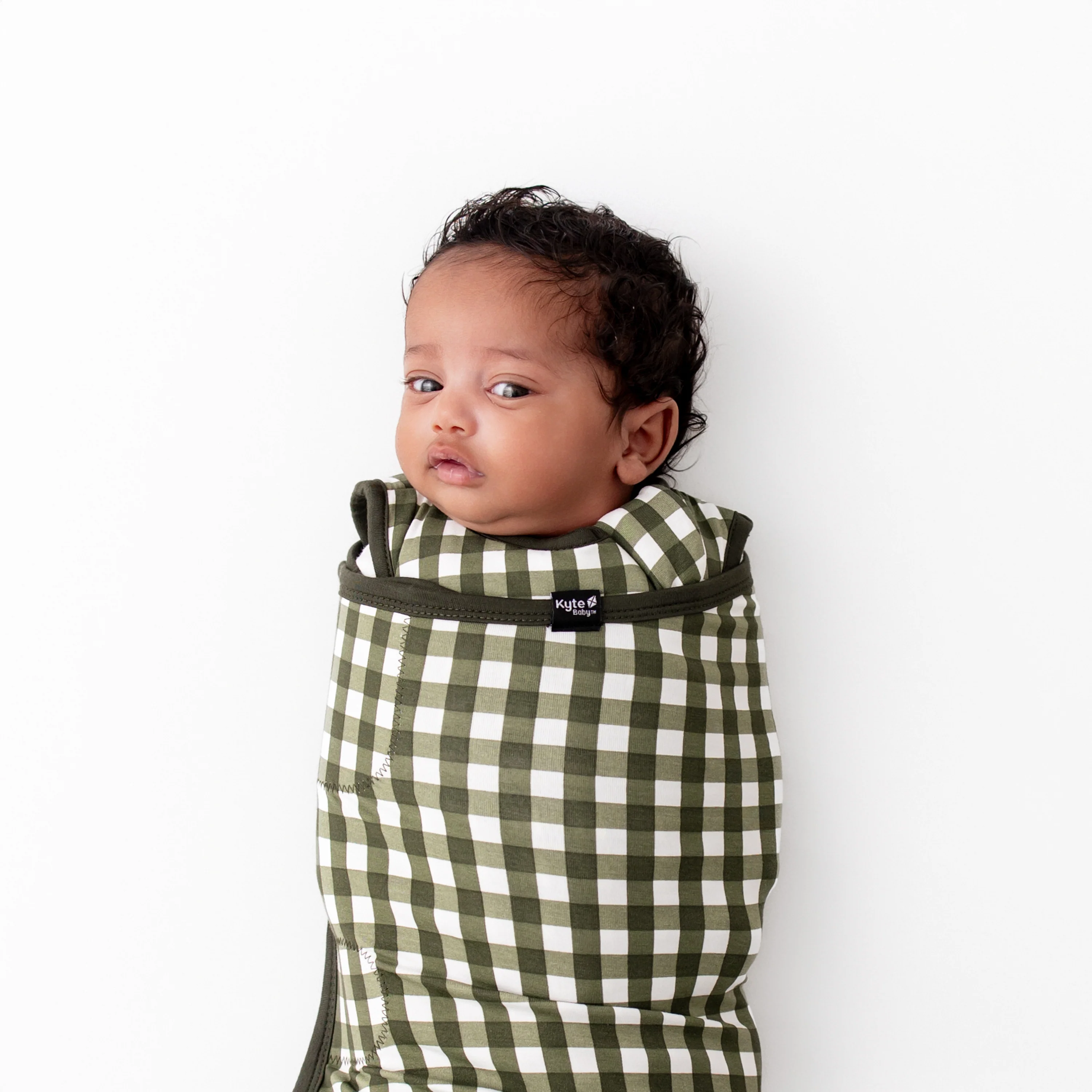 Sleep Bag Swaddler in Gingham Fir 1.0 - Image 3