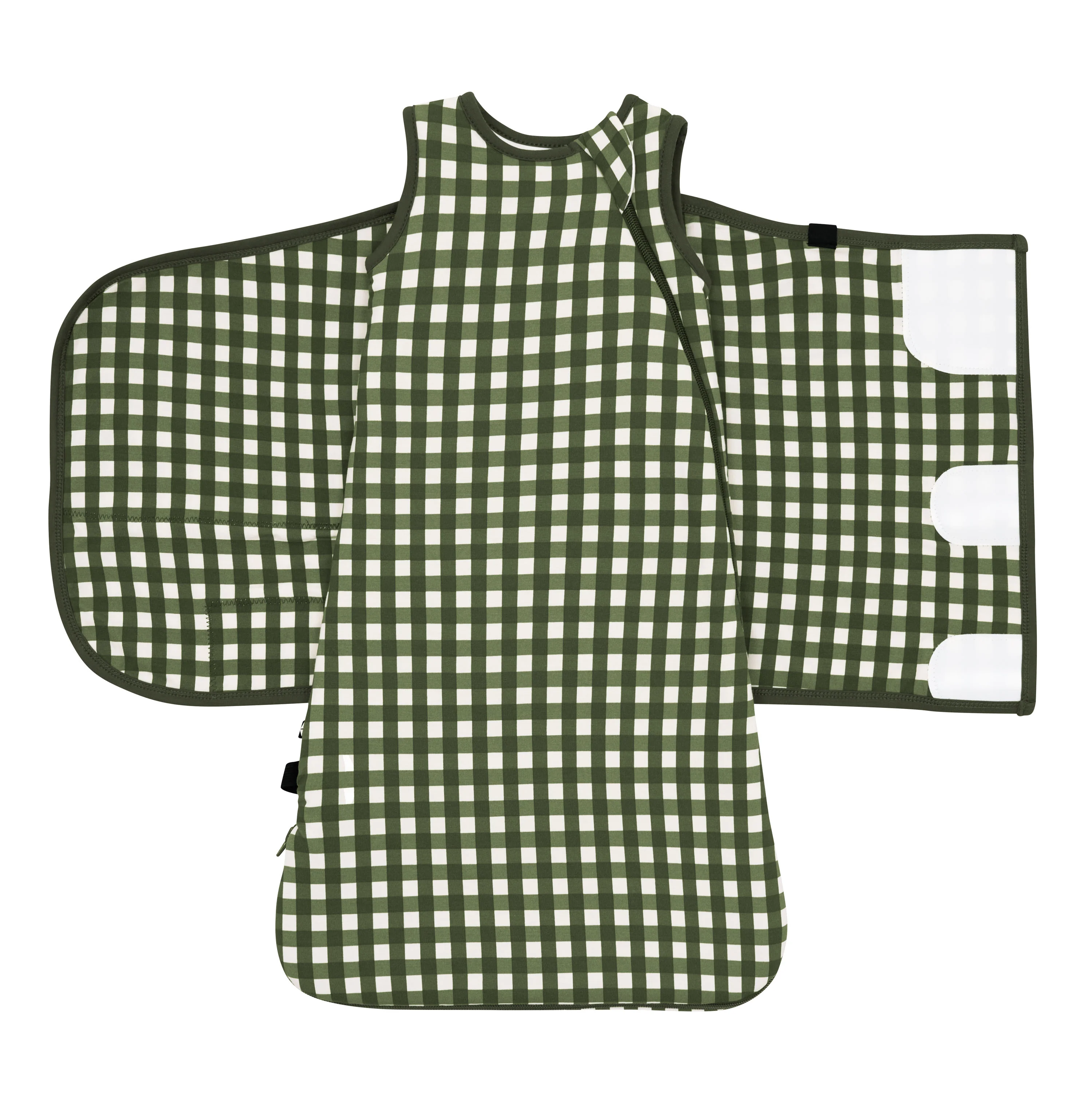 Sleep Bag Swaddler in Gingham Fir 1.0 - Image 4