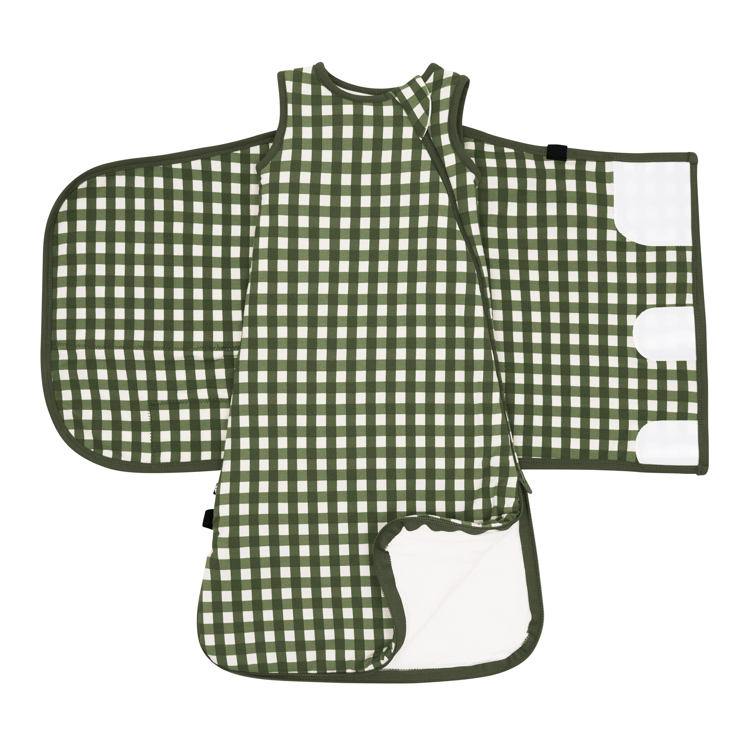Sleep Bag Swaddler in Gingham Fir 1.0 - Image 5