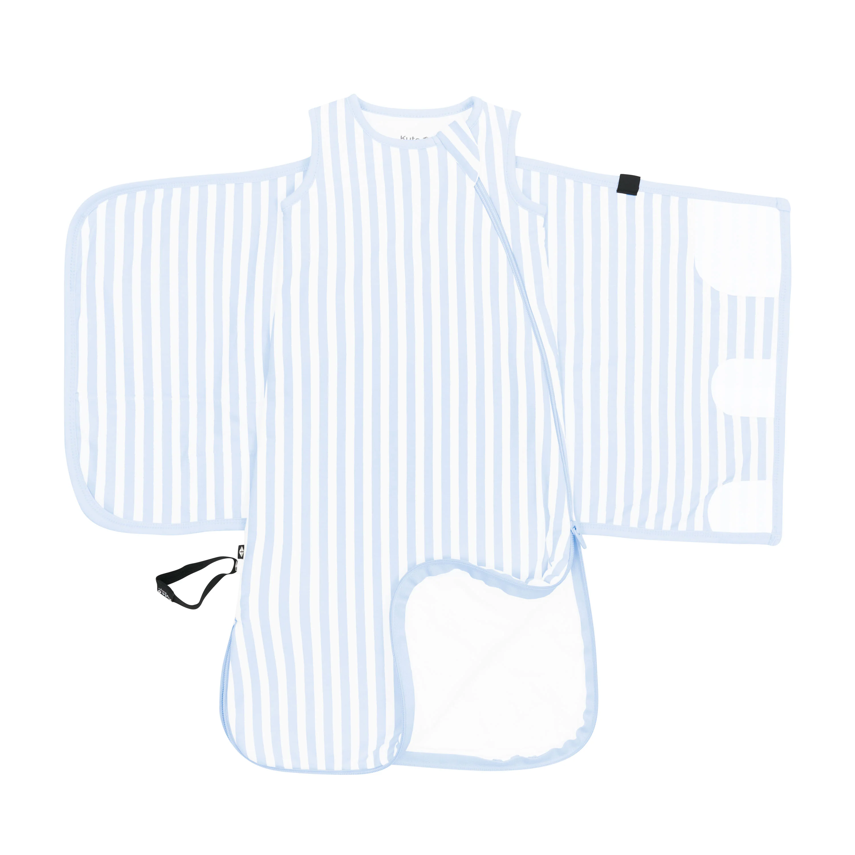Sleep Bag Swaddler in Small Mist Stripe 1.0 - Image 5