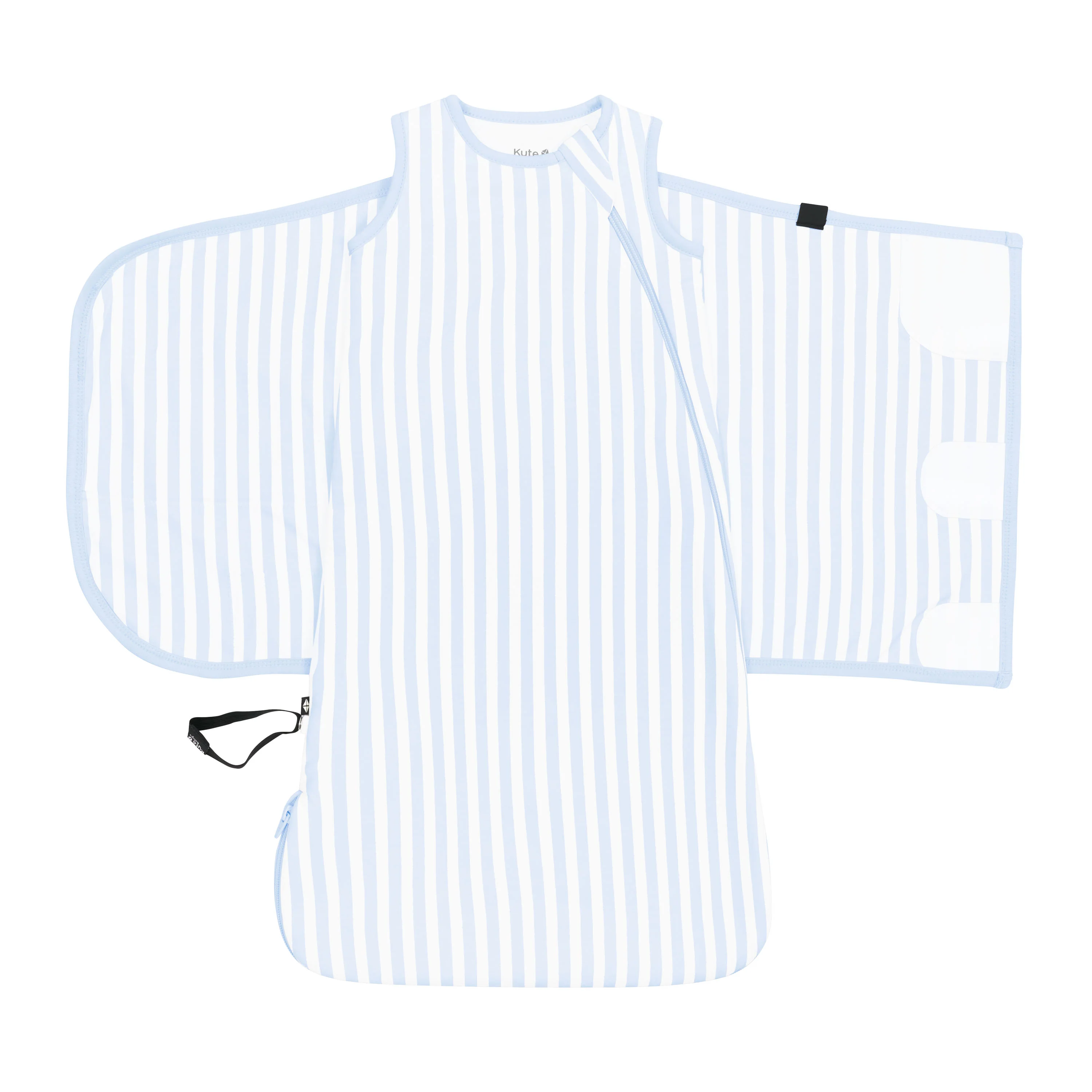 Sleep Bag Swaddler in Small Mist Stripe 1.0 - Image 6