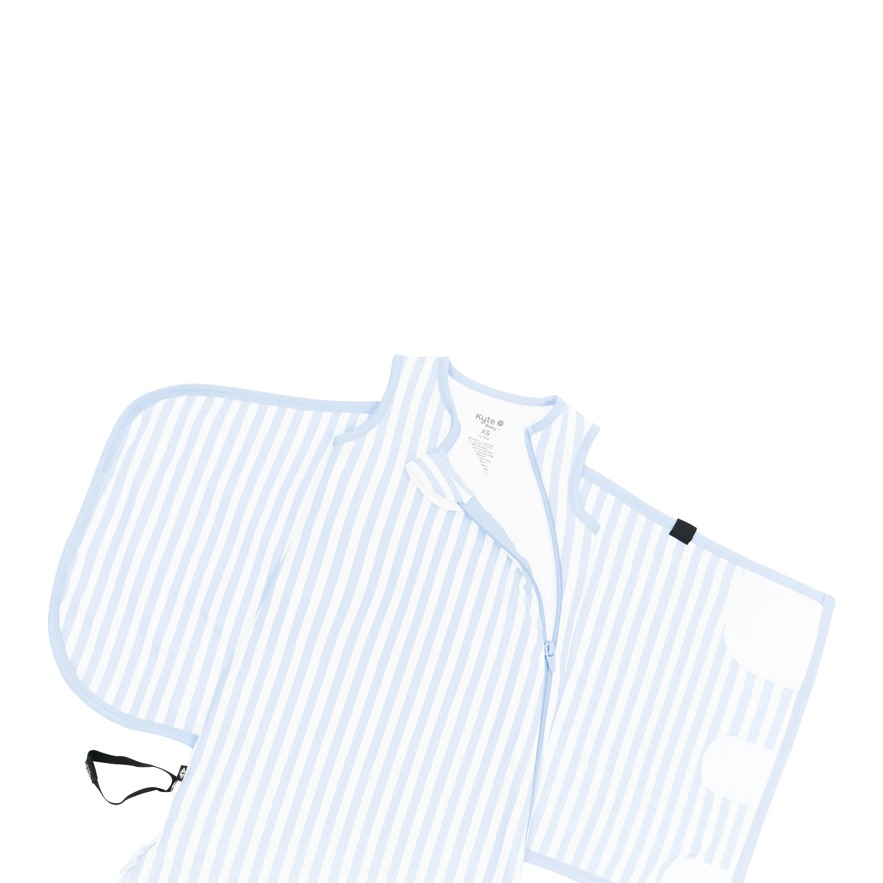 Sleep Bag Swaddler in Small Mist Stripe 1.0 - Image 7