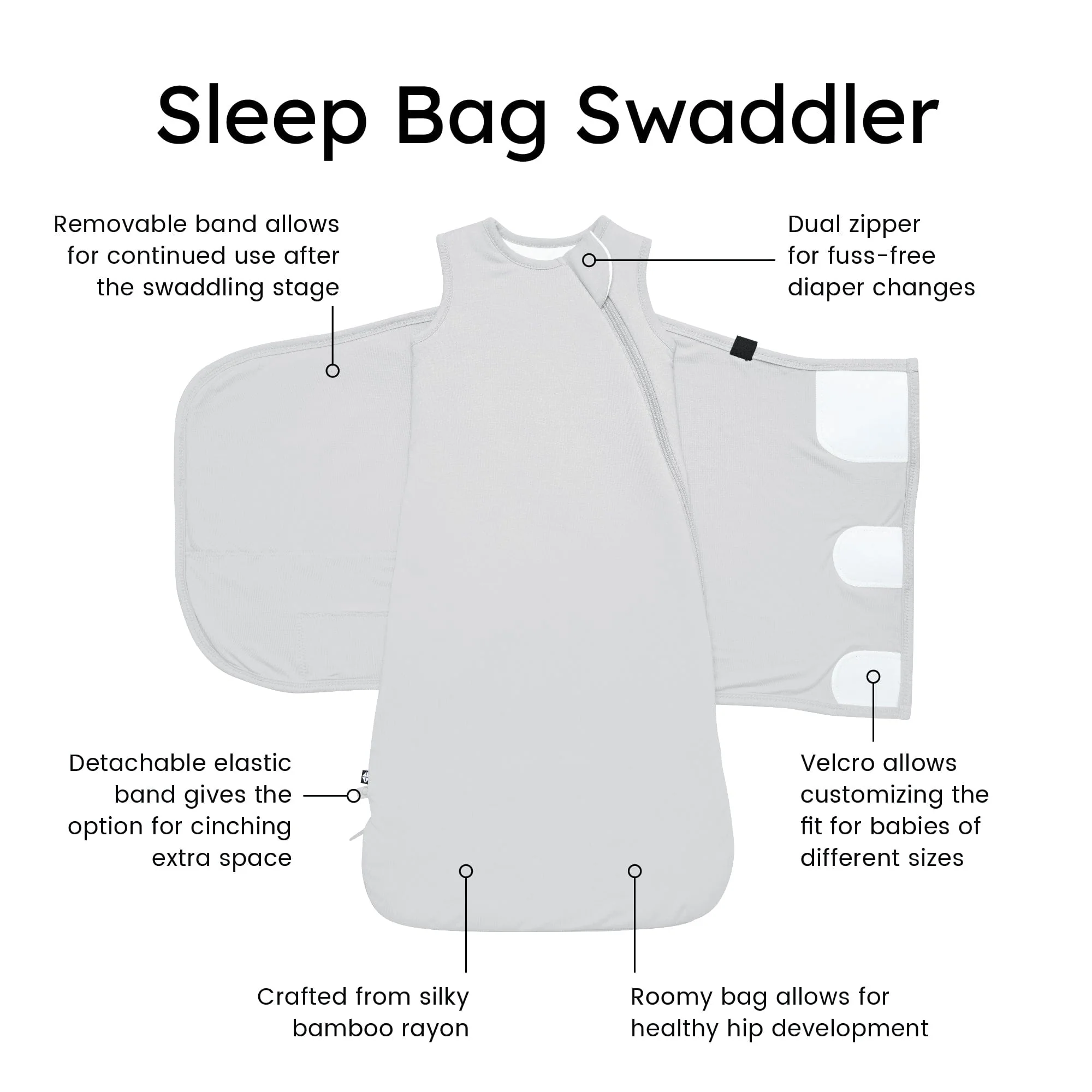 Sleep Bag Swaddler in Storm 1.0 - Image 8