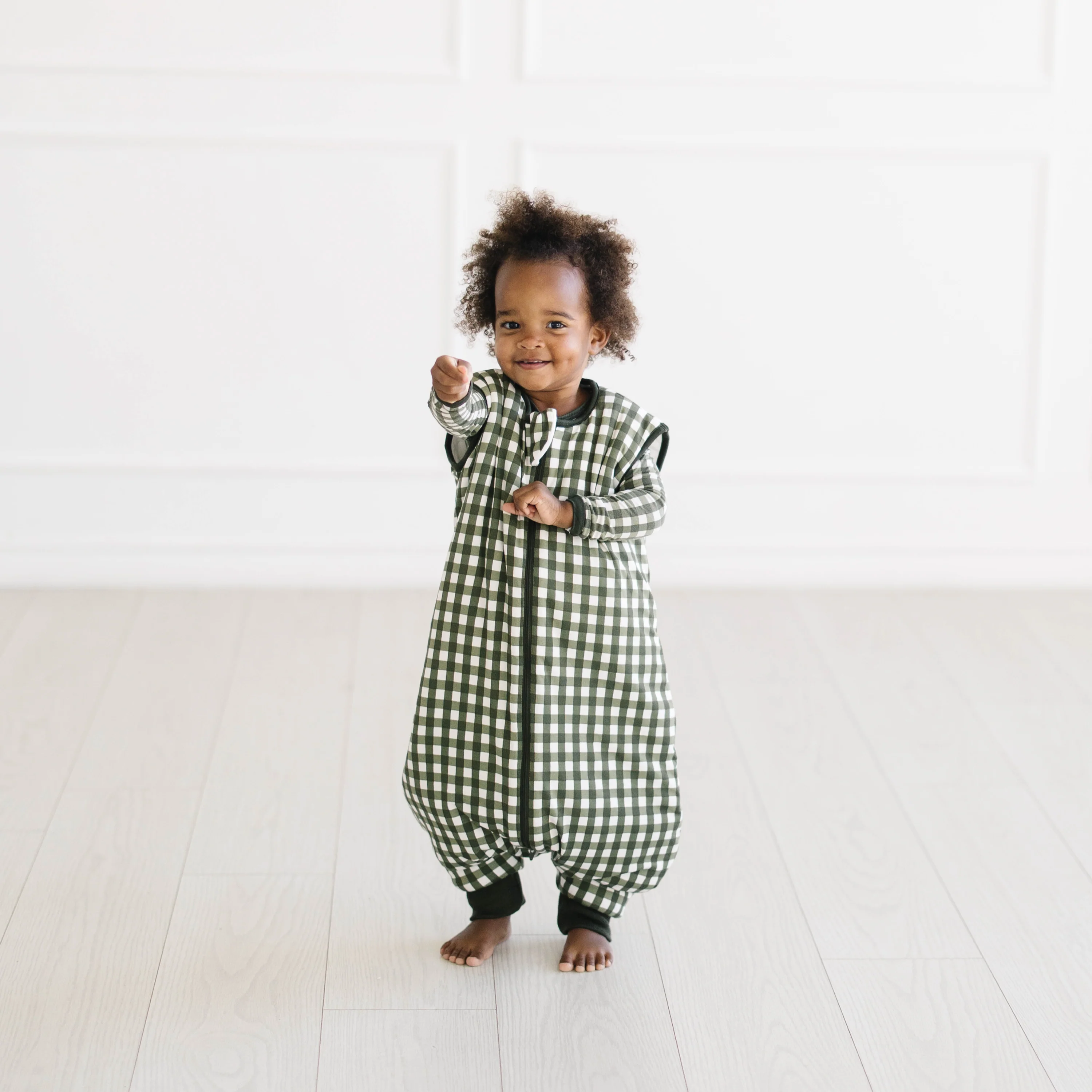 Sleep Bag Walker in Gingham Fir 2.5 - Image 3