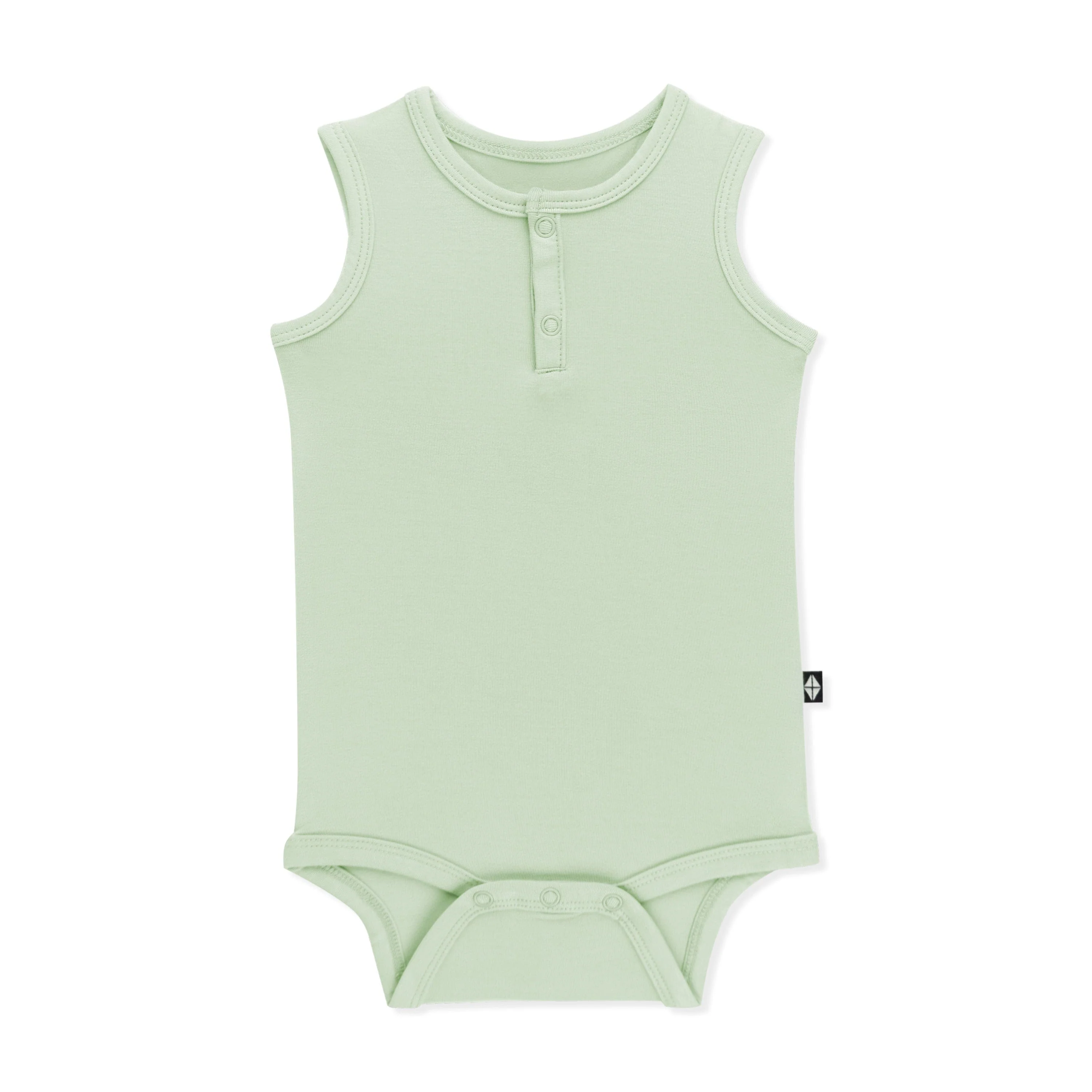 Sleeveless Bodysuit in Basil - Image 2