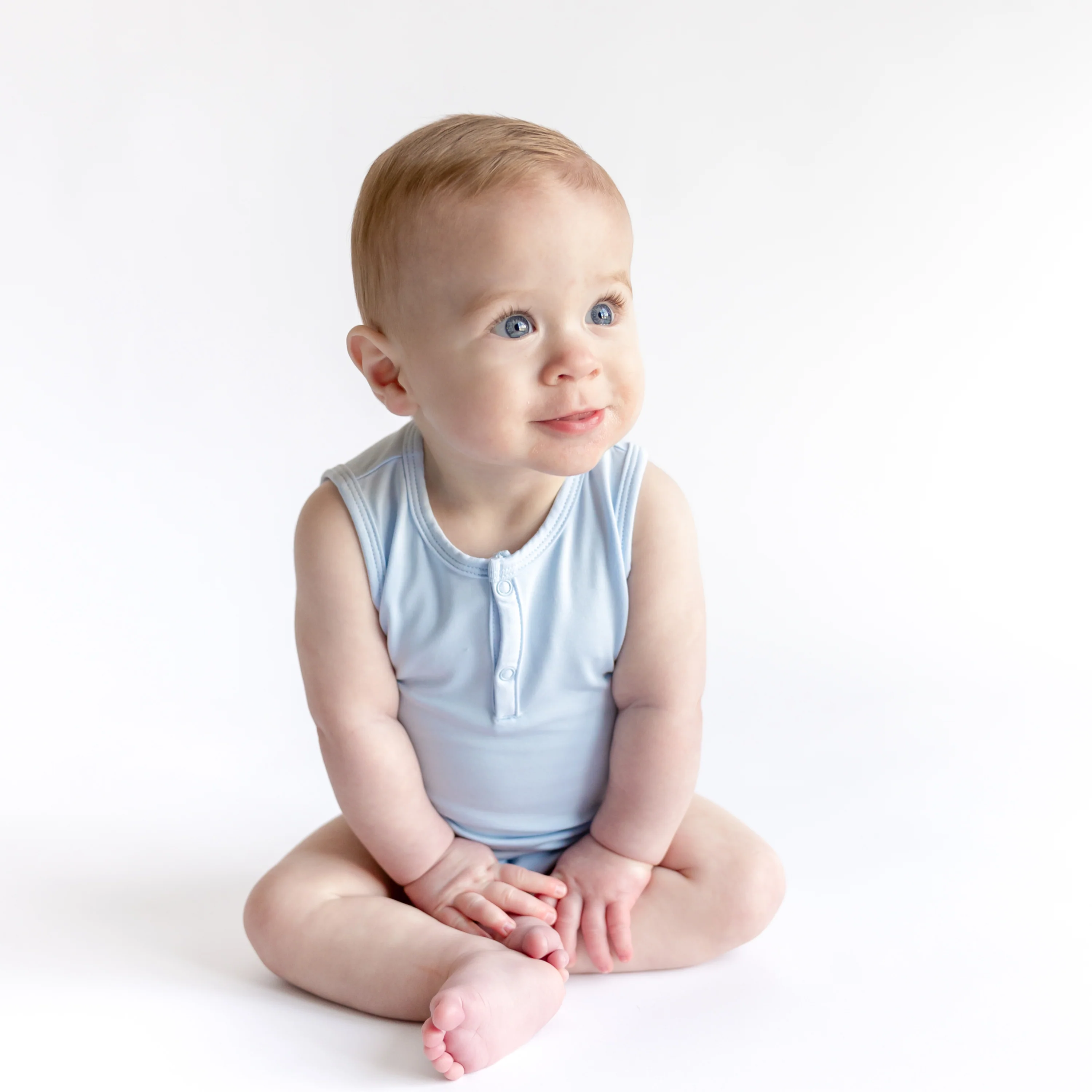 Sleeveless Bodysuit in Breeze - Image 3