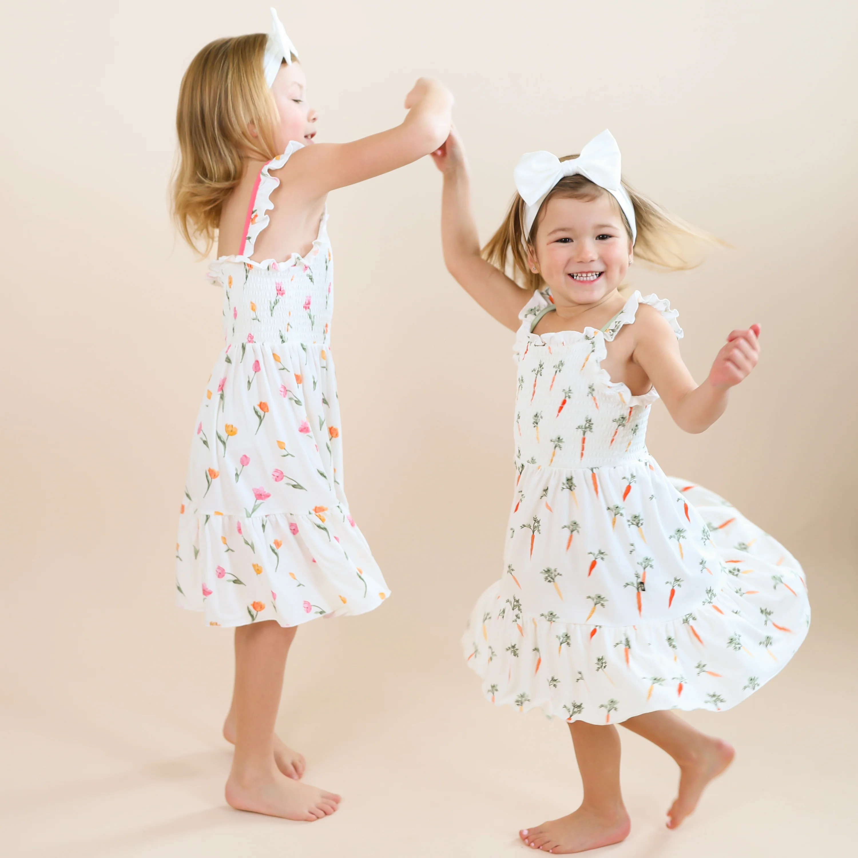 Smocked Dress in Tulip - Image 5