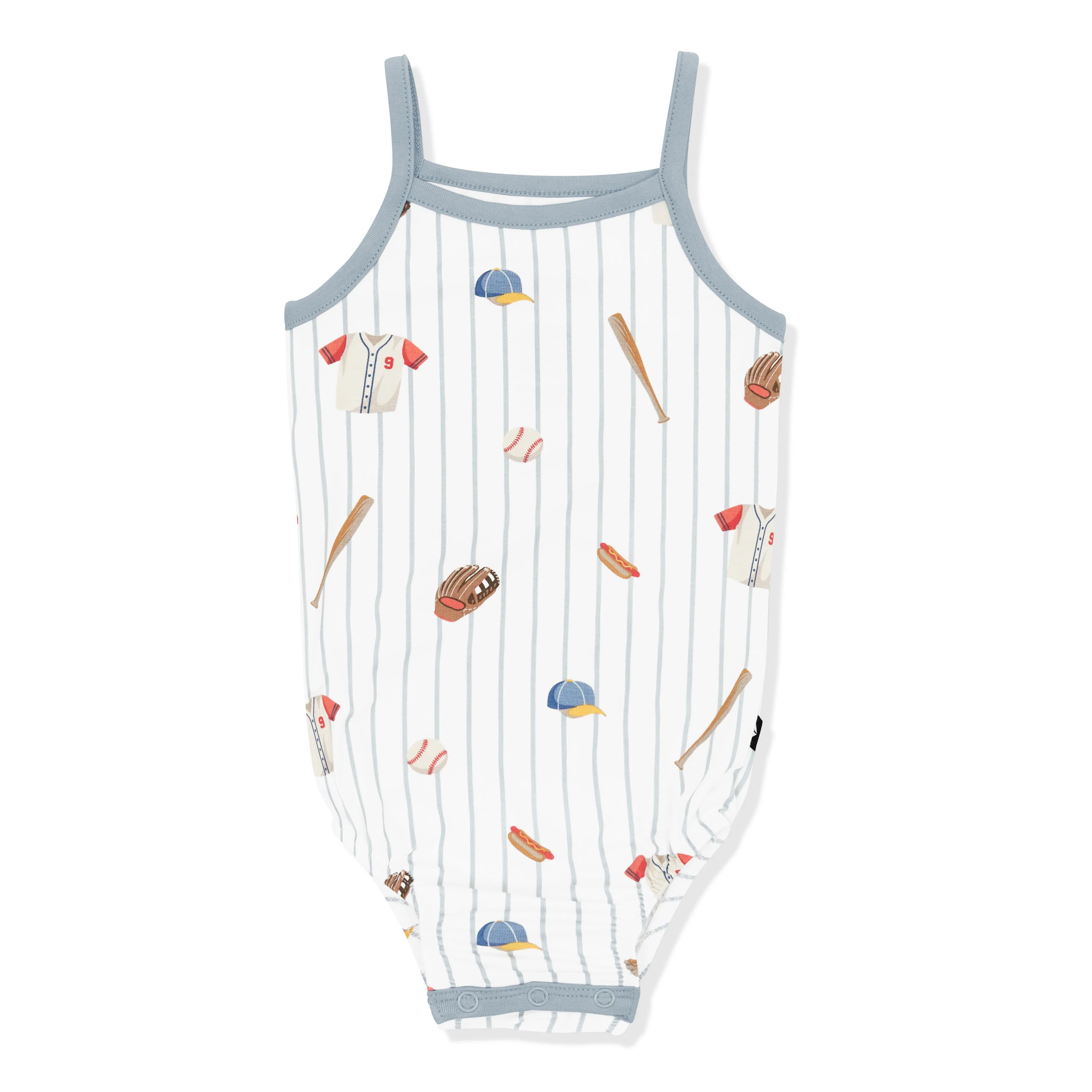 Spaghetti Strap Leotard in Home Run - Image 2