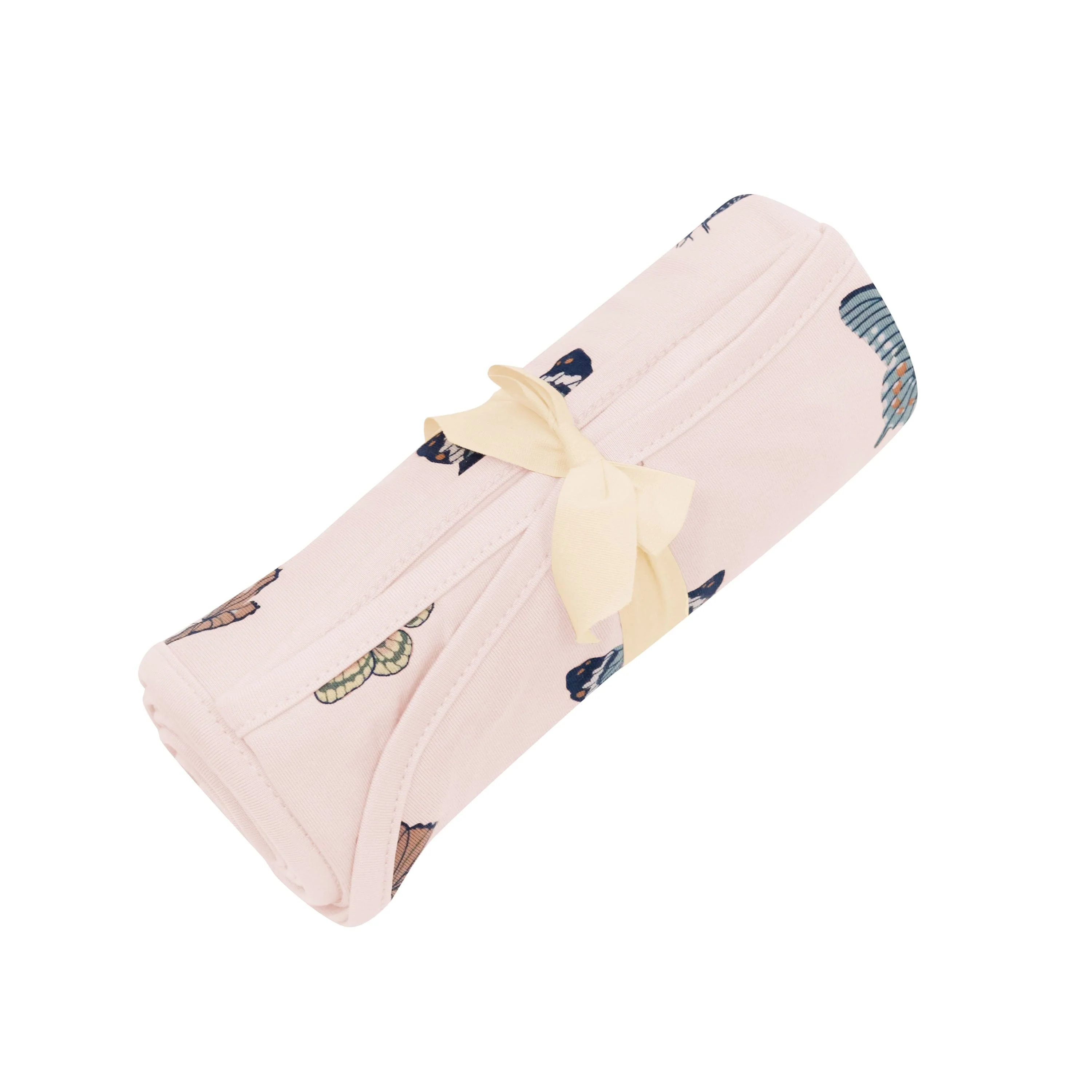 Swaddle Blanket in Blush Butterfly - Image 2