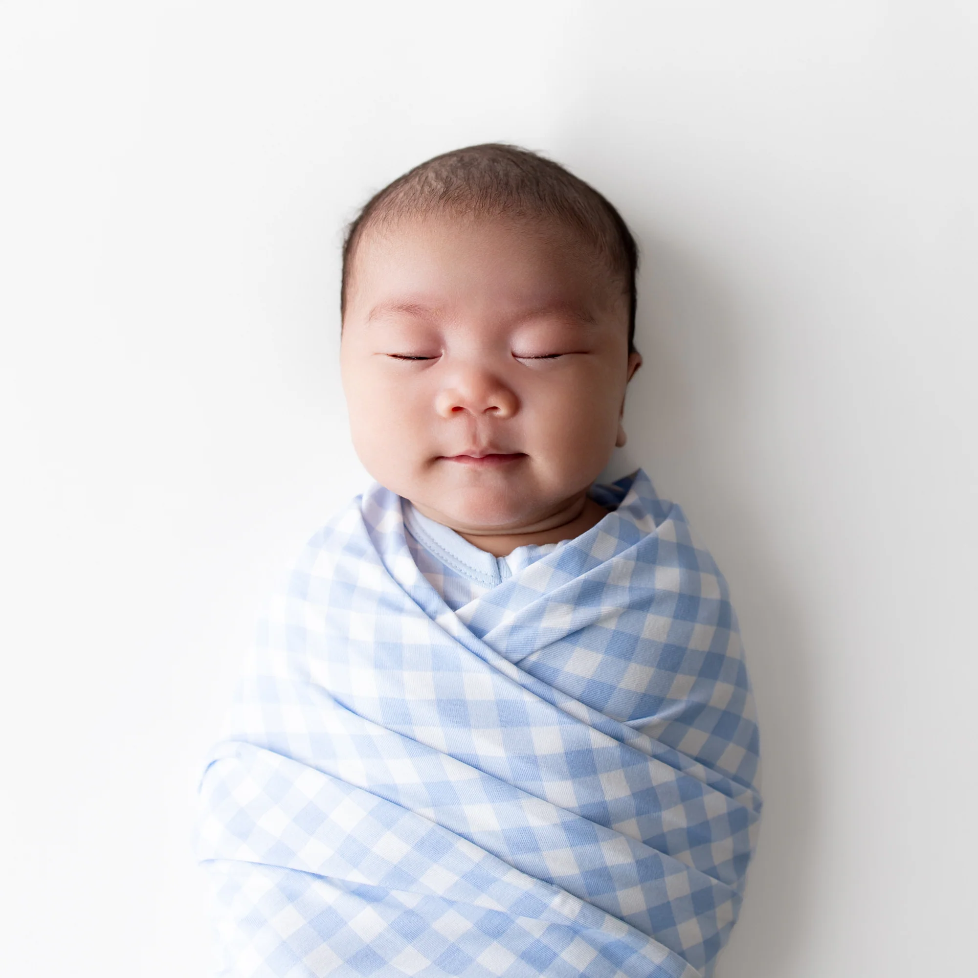 Swaddle Blanket in Gingham Breeze - Image 3