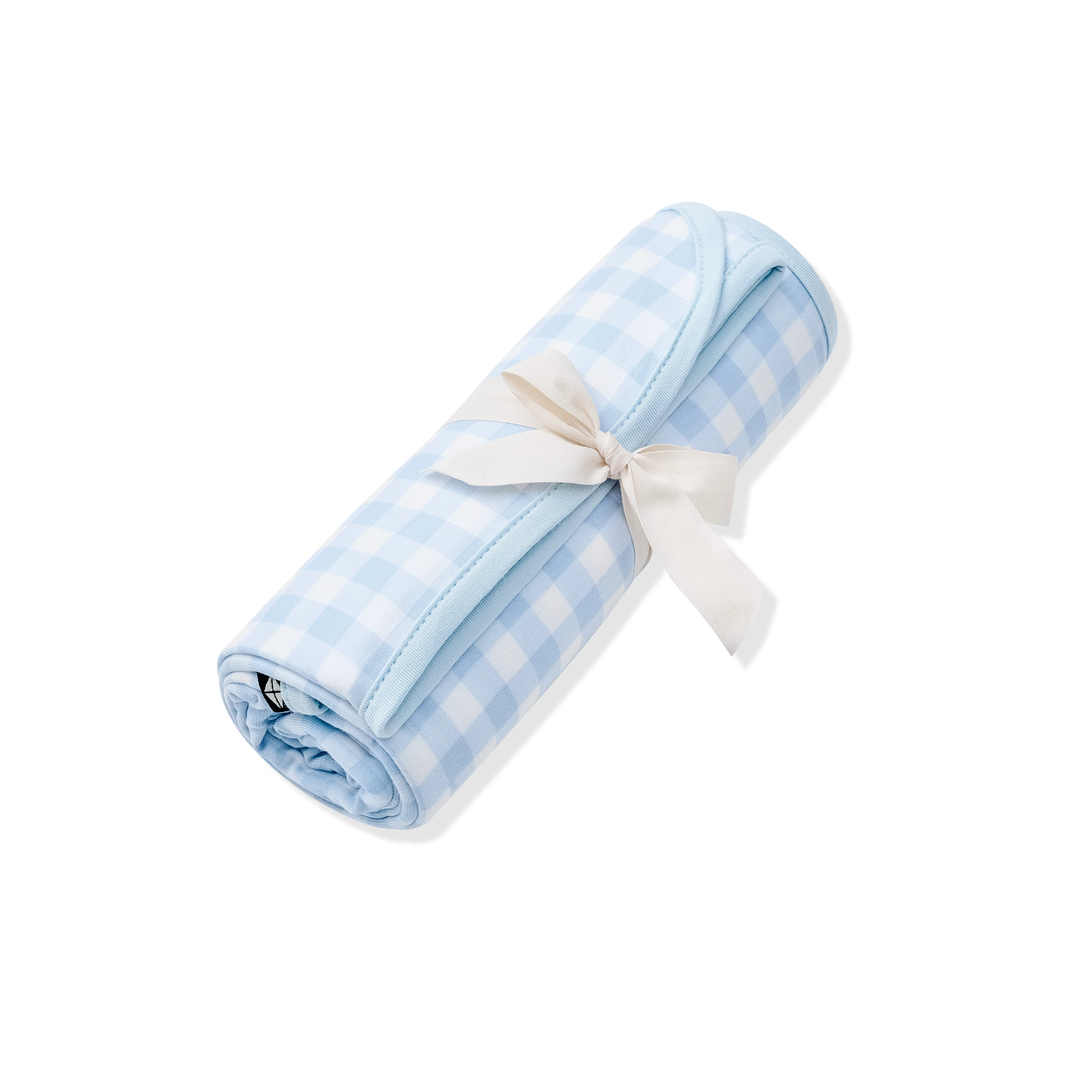 Swaddle Blanket in Gingham Breeze - Image 4
