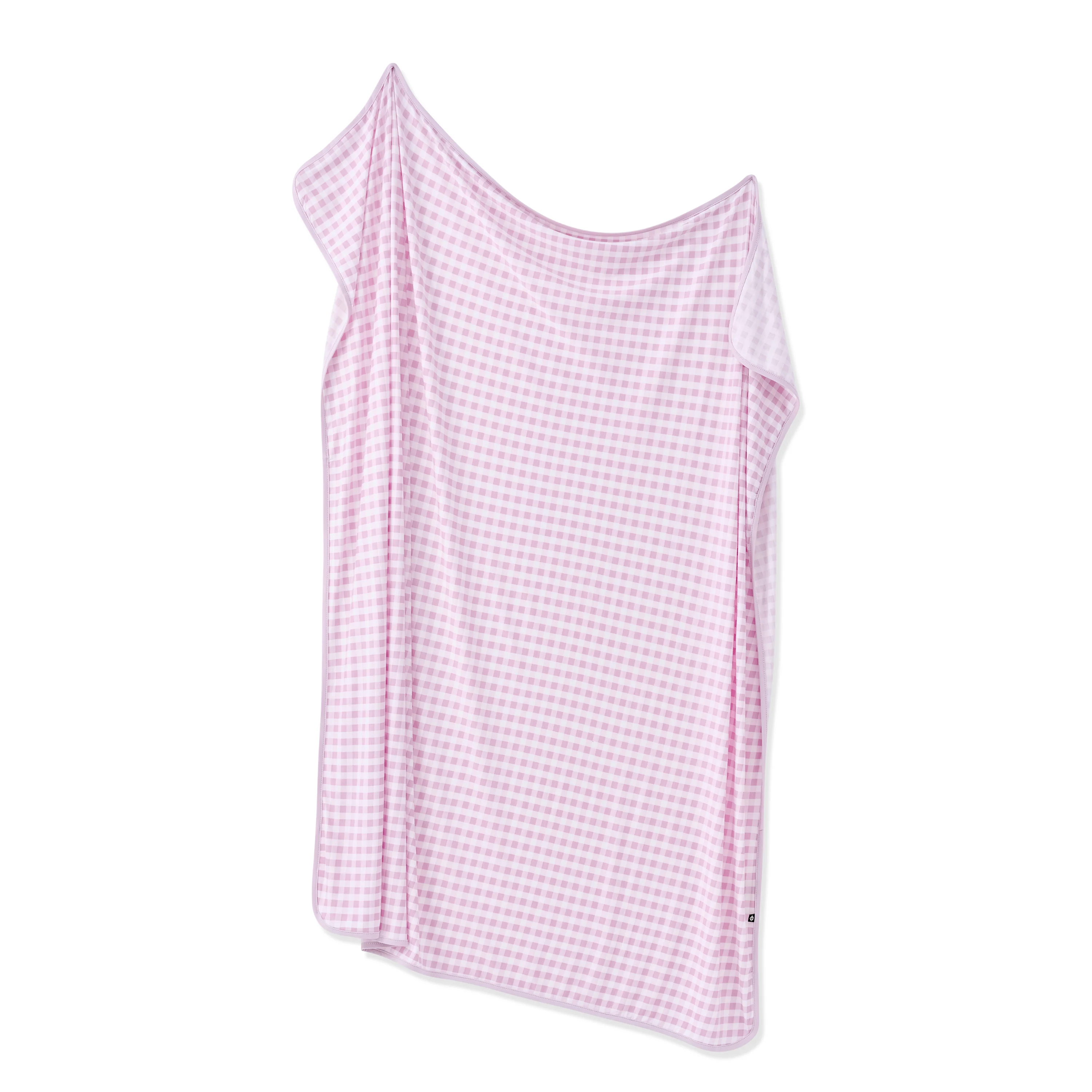 Swaddle Blanket in Gingham Thistle - Image 2