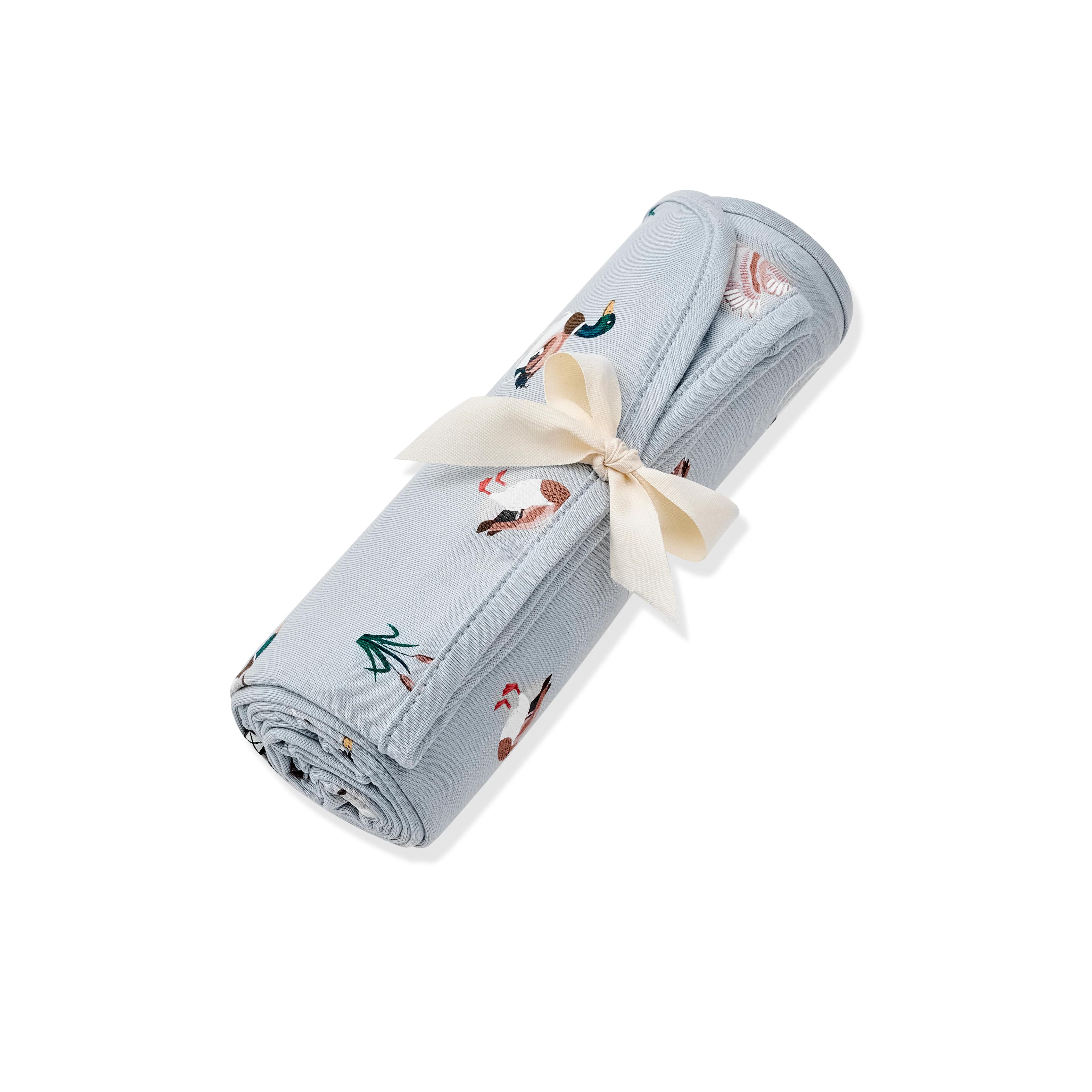 Swaddle Blanket in Mallard Duck - Image 4