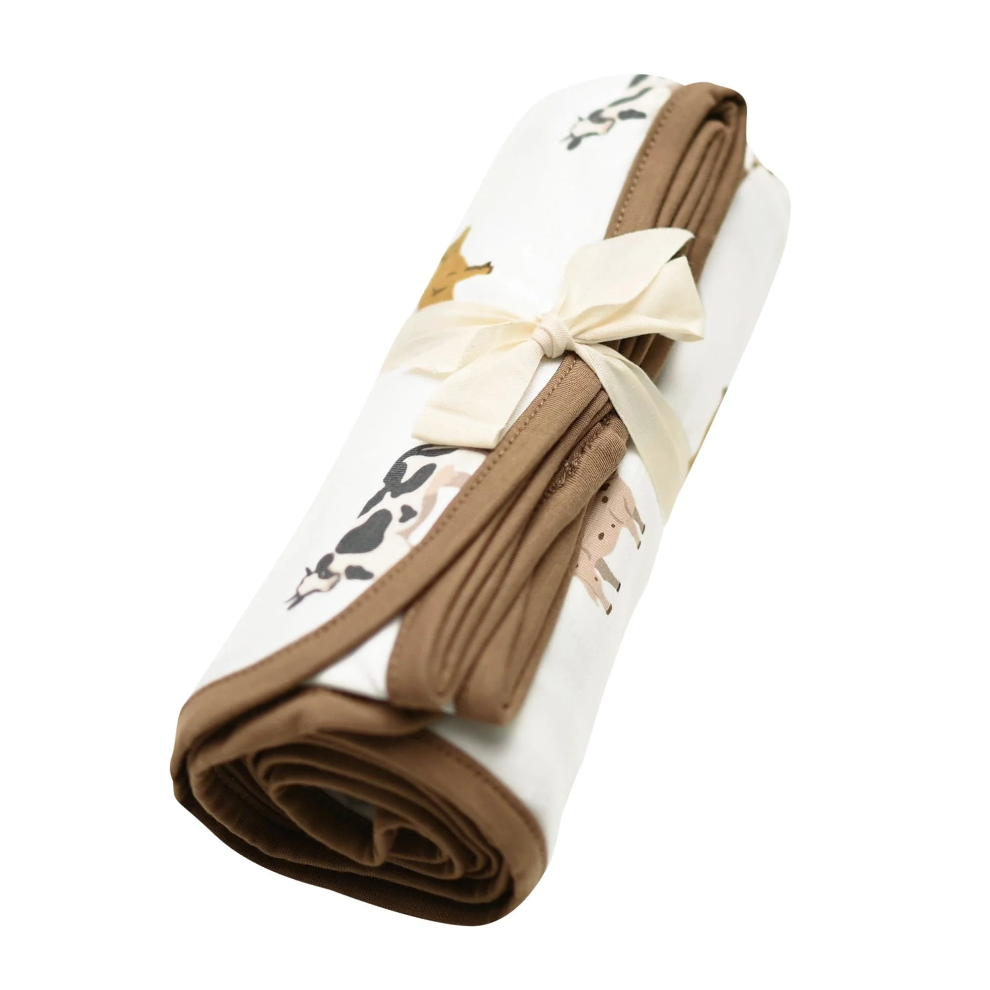 Swaddle Blanket in Moo - Image 2