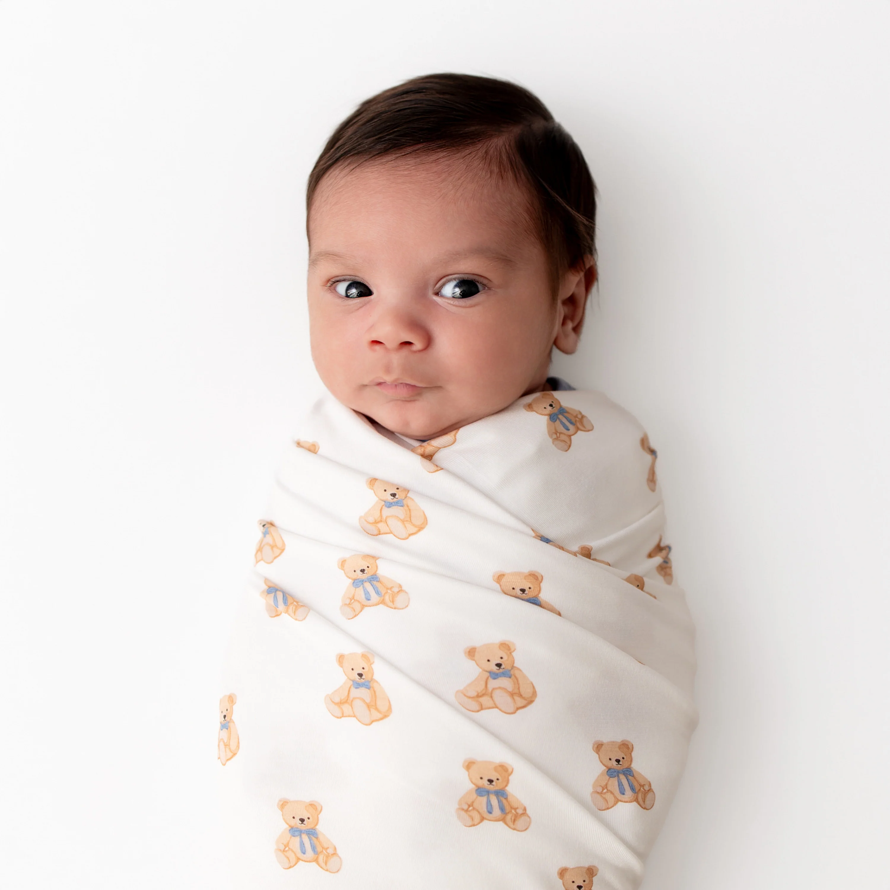 Swaddle Blanket in Teddy Bear - Image 3
