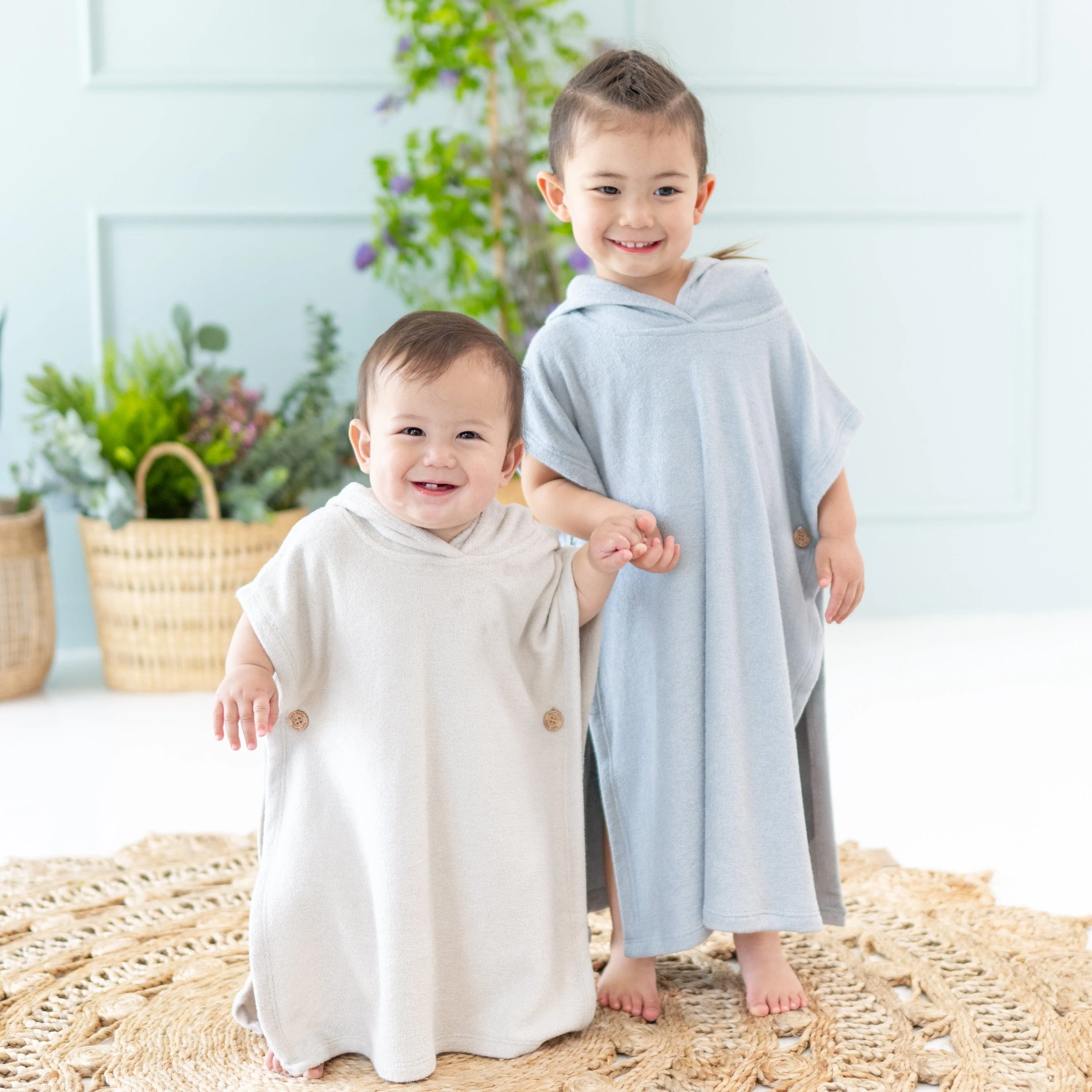 Swim Poncho in Oat - Image 3