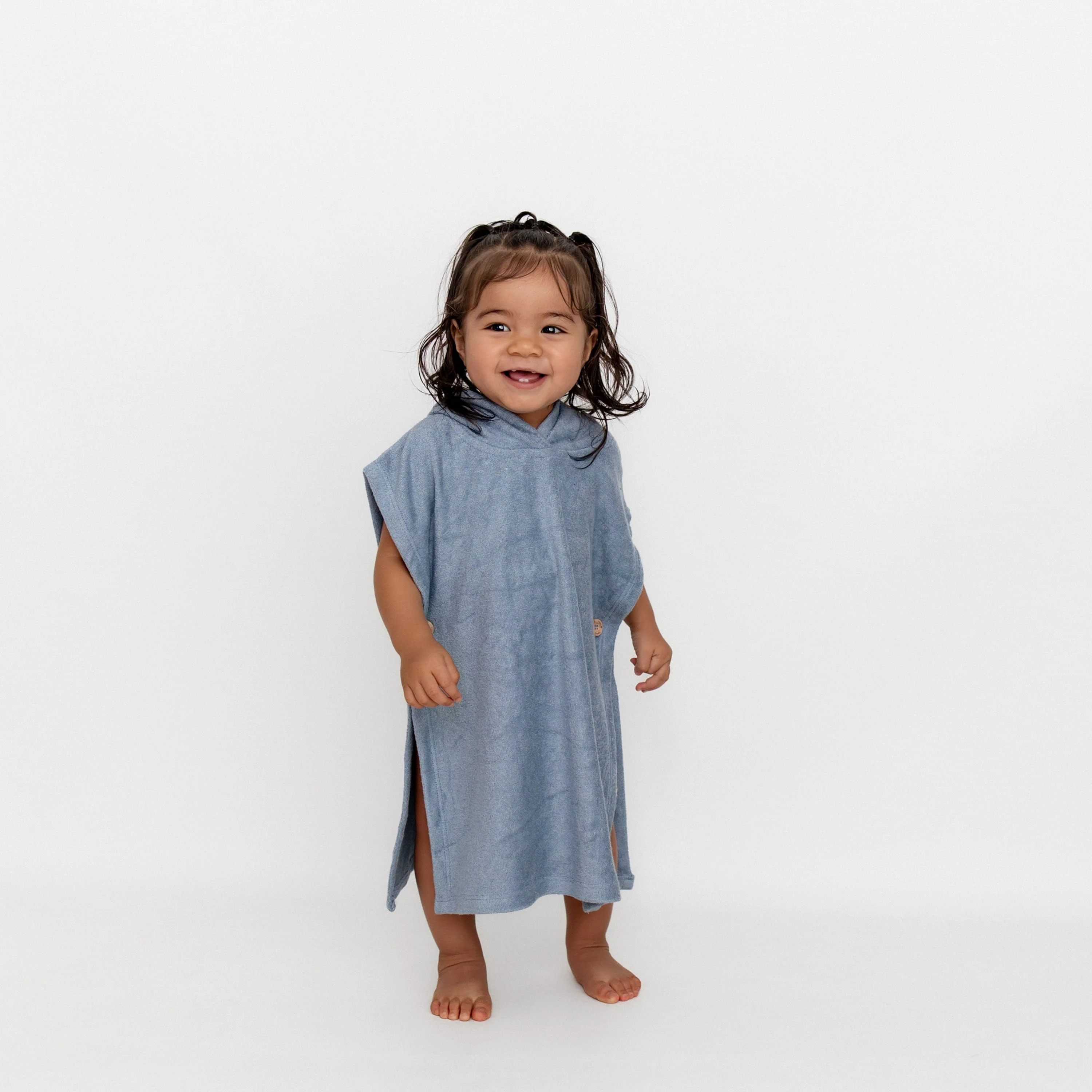 Swim Poncho in Slate - Image 3