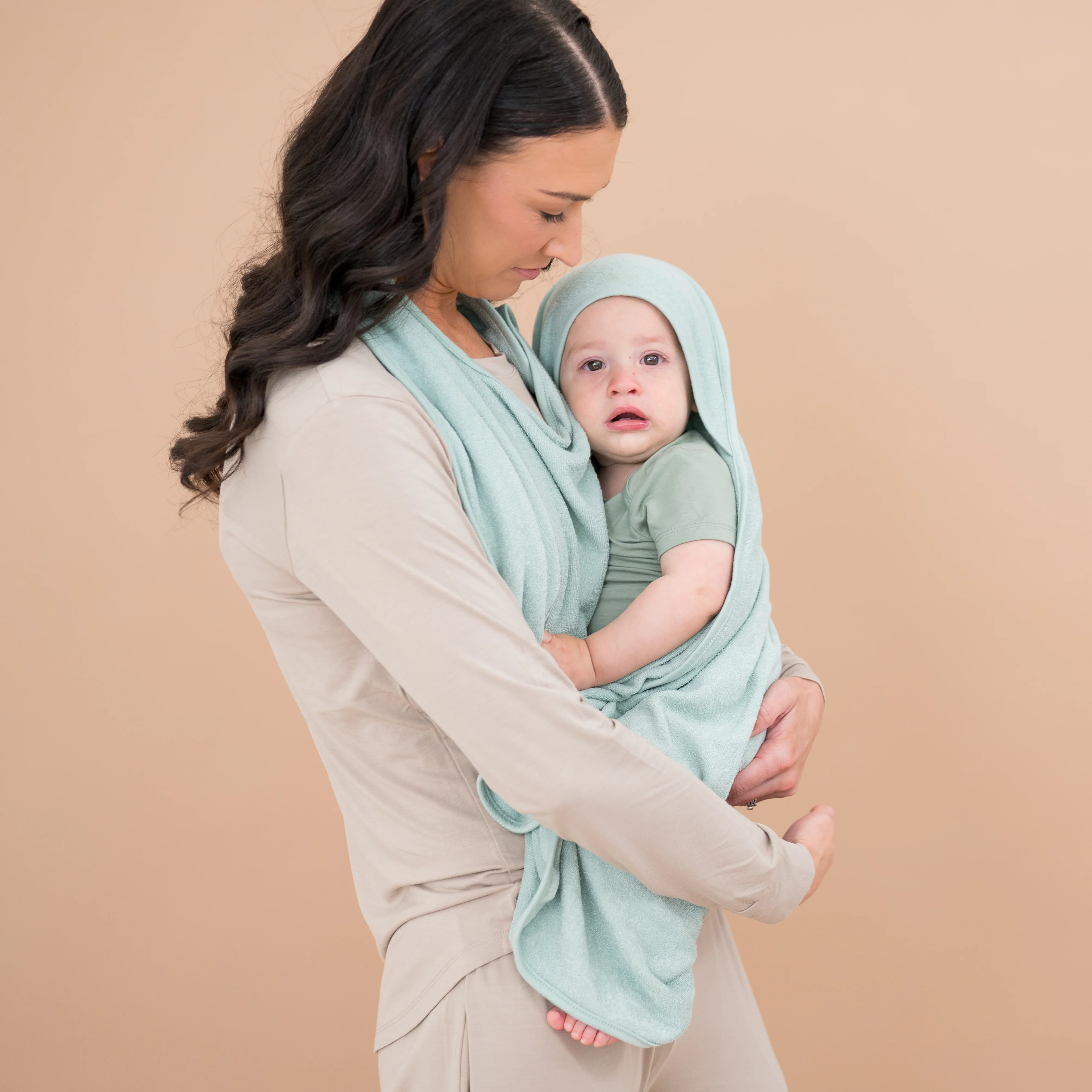 Terry Apron Towel in Sage - Image 3