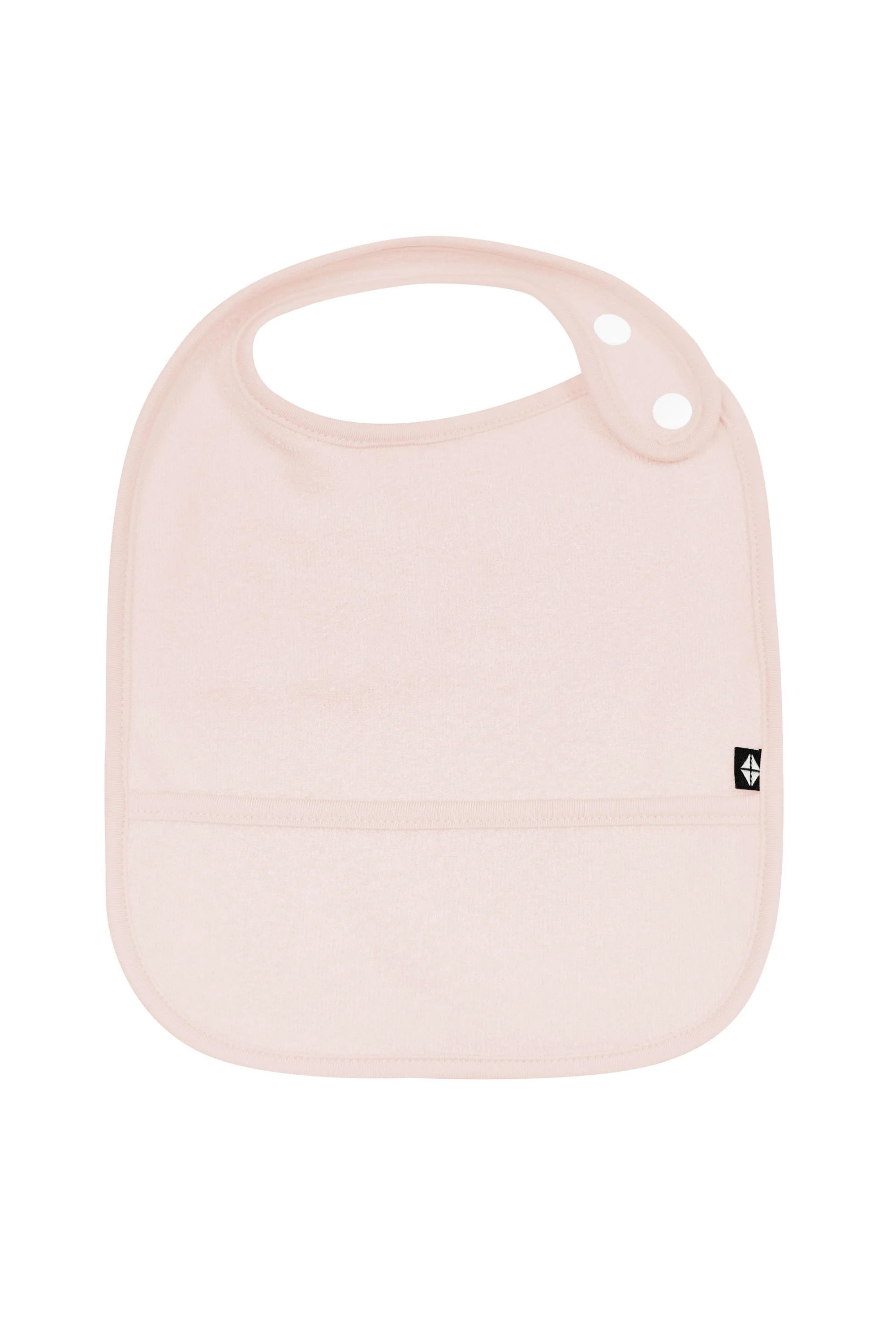 Terry Pocket Bib in Blush - Image 2