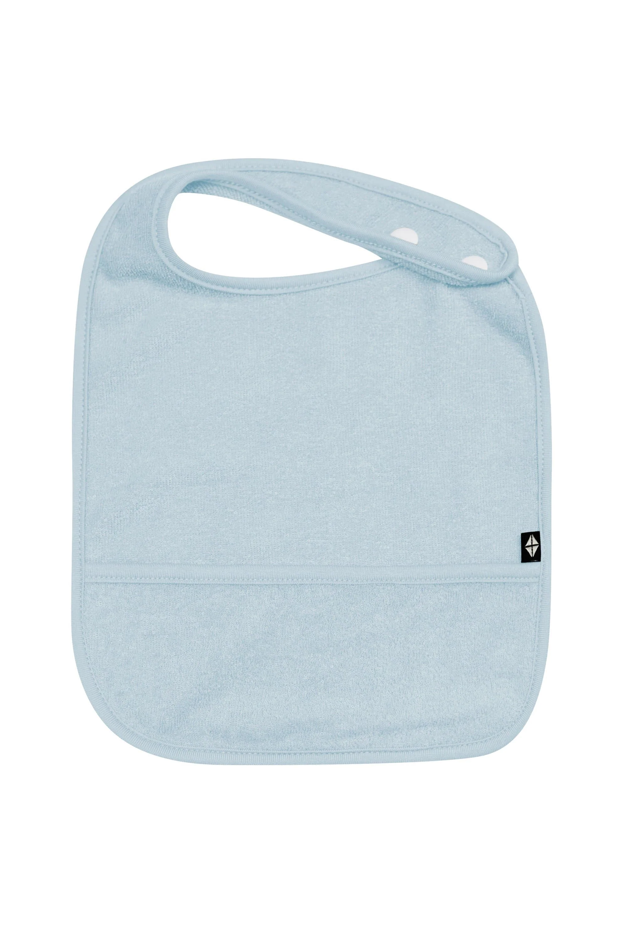 Terry Pocket Bib in Fog - Image 2
