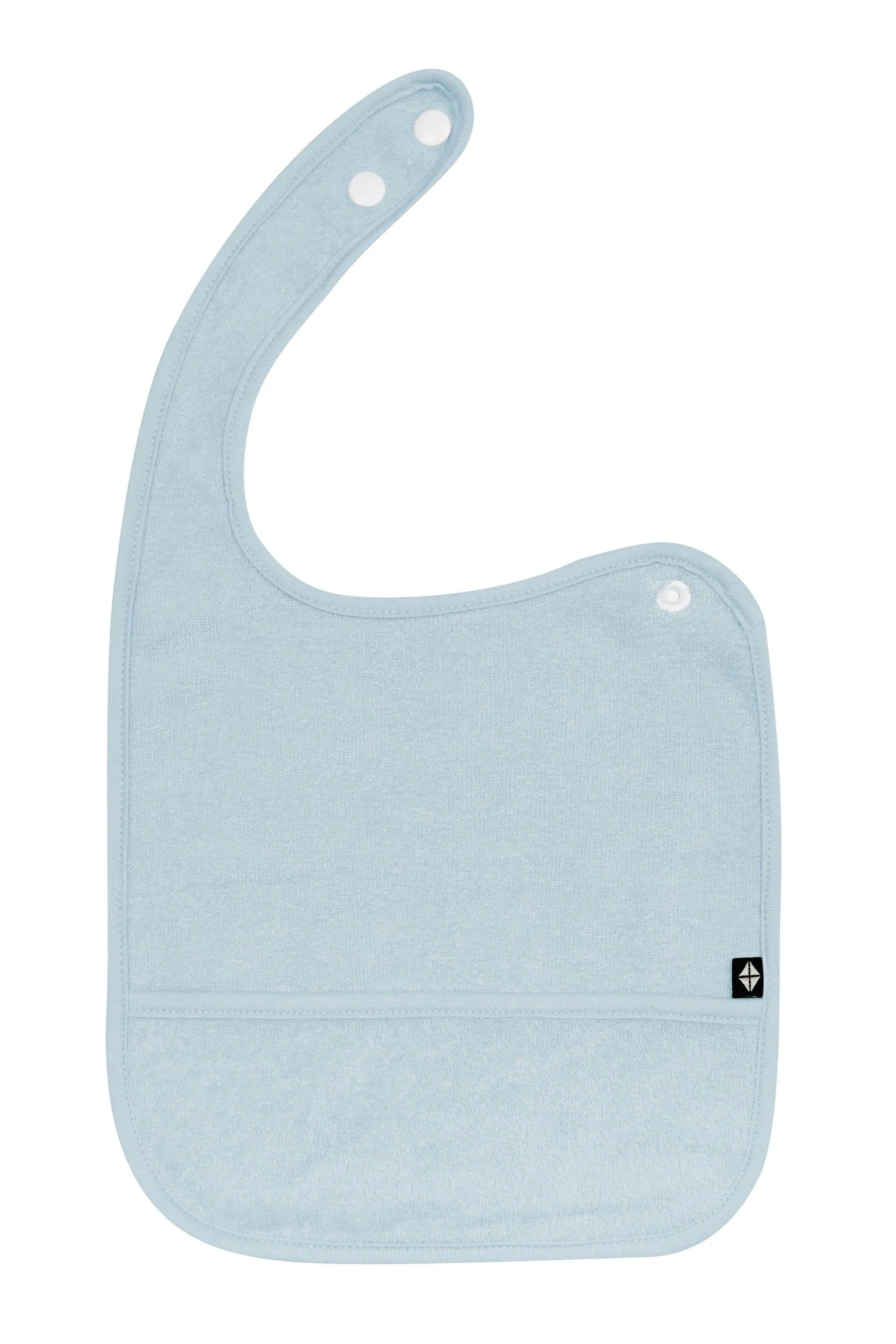 Terry Pocket Bib in Fog - Image 4