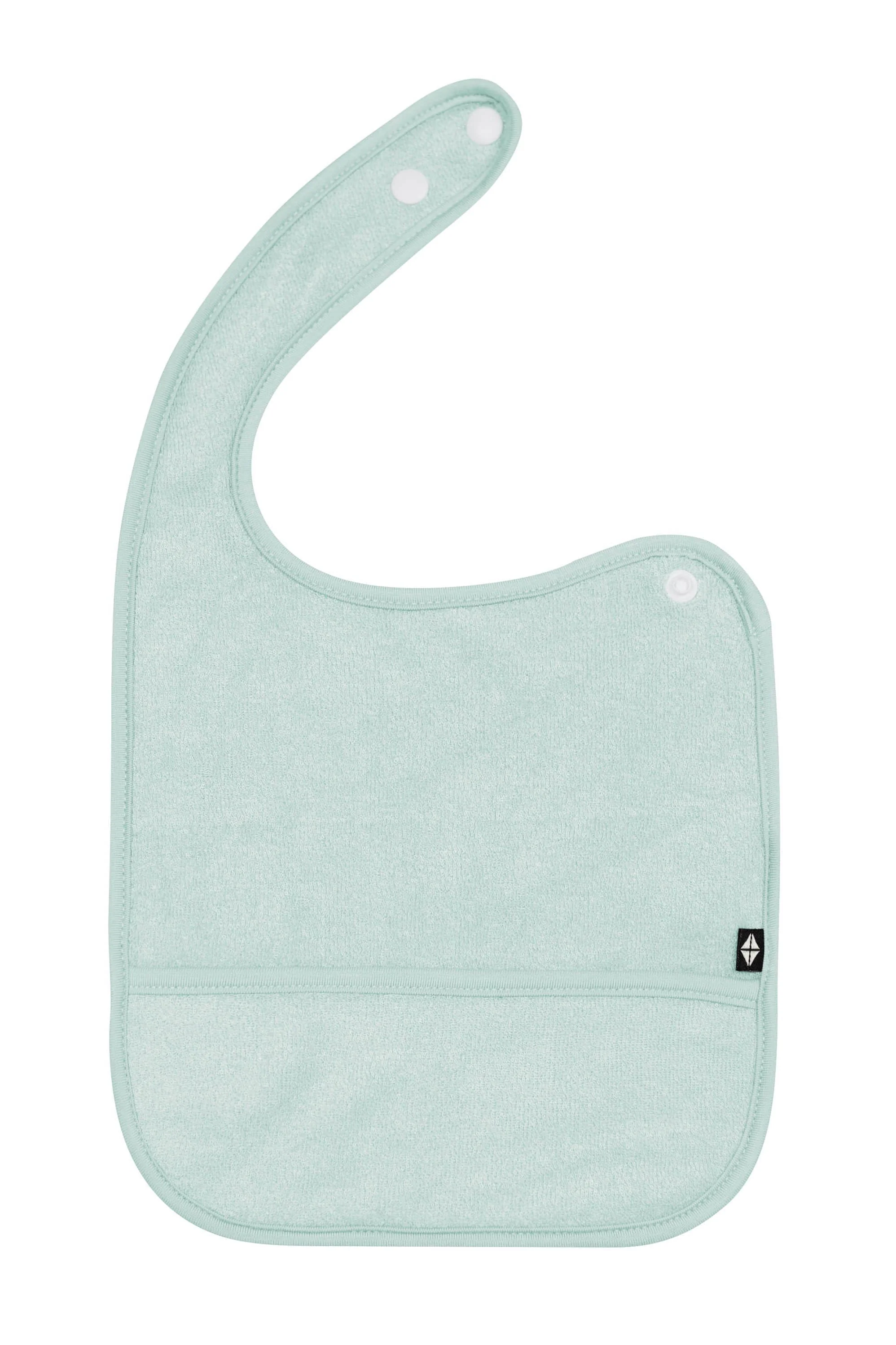Terry Pocket Bib in Sage - Image 2