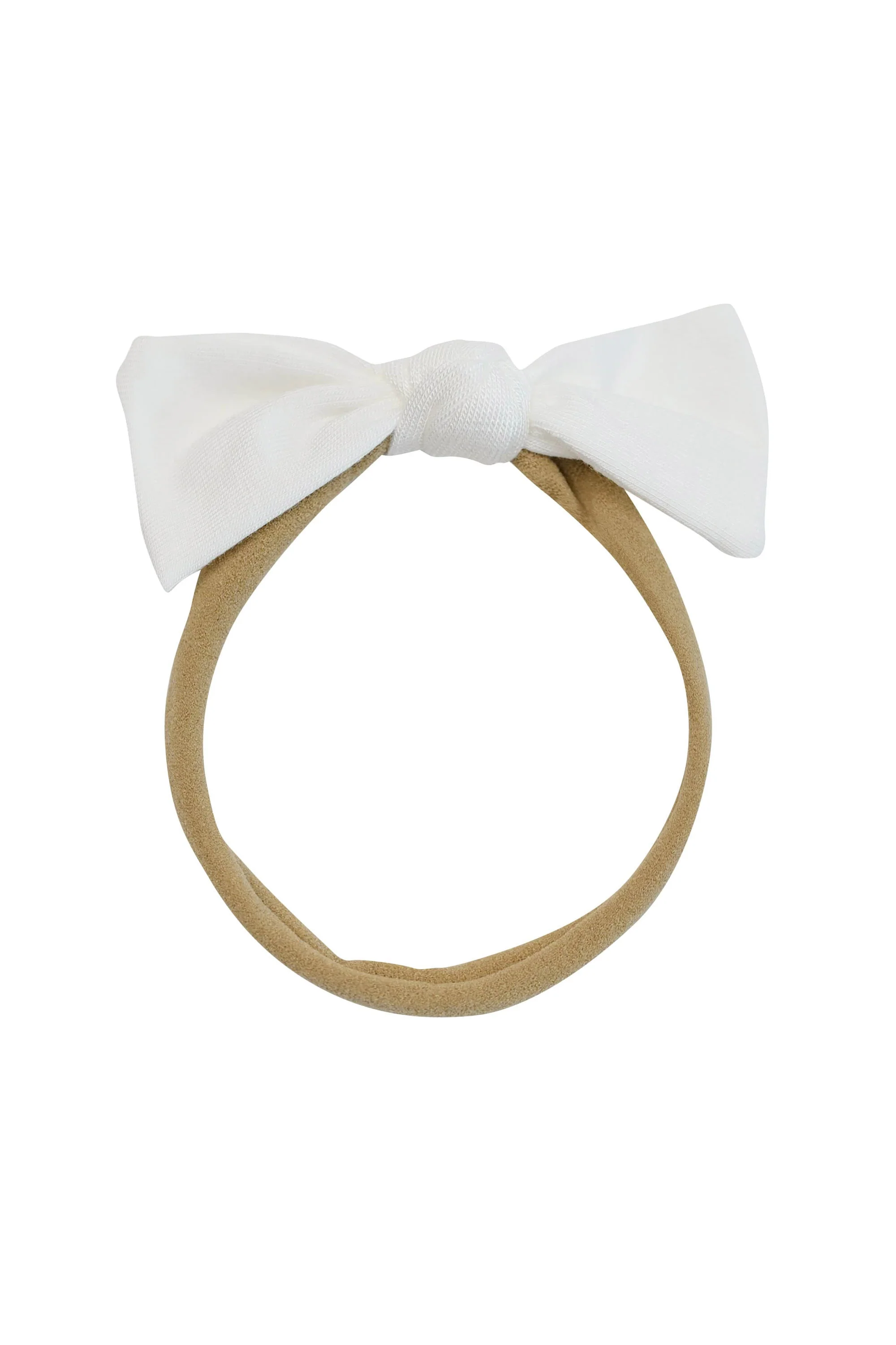 Tiny Nylon Bow in Cloud - Image 2