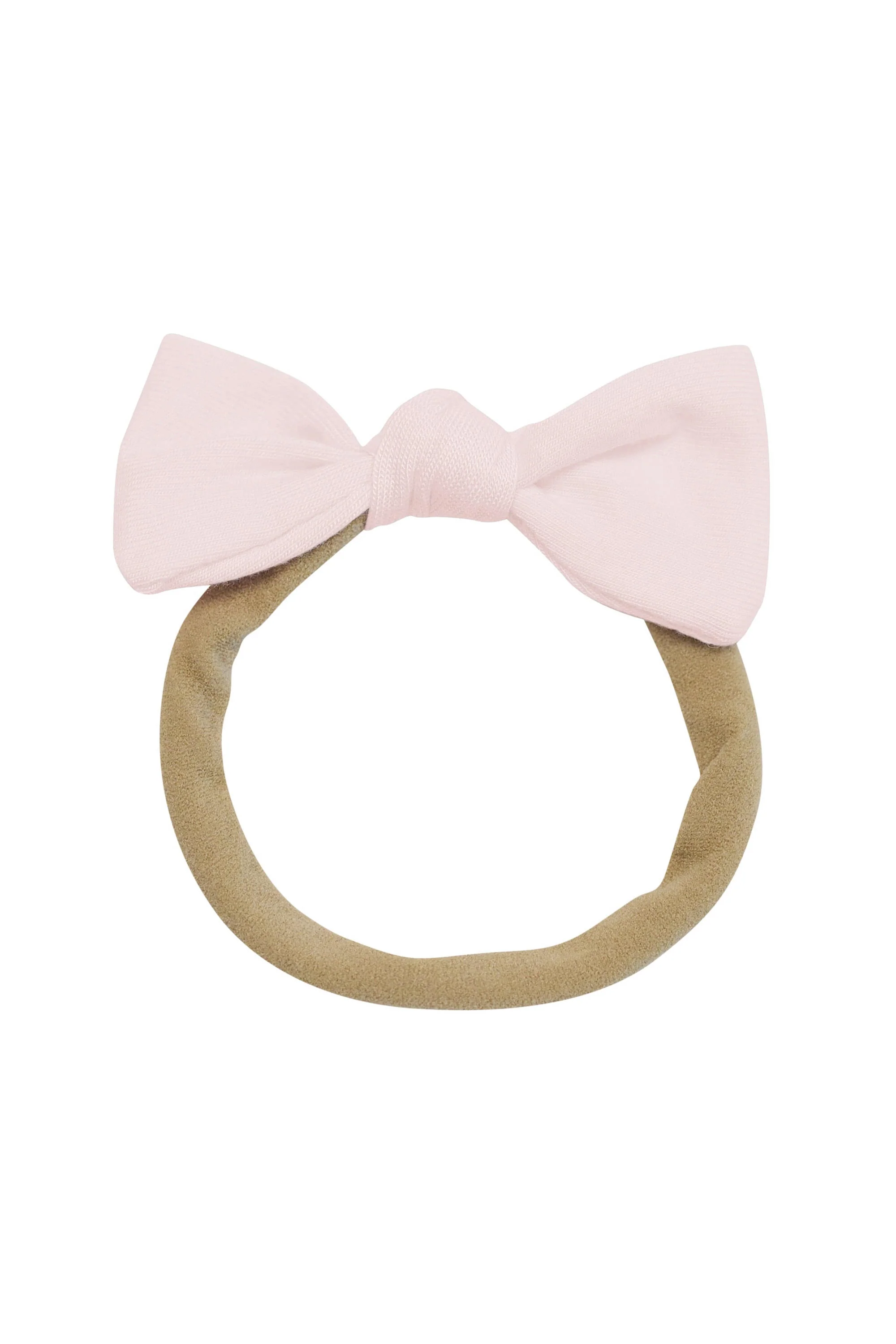 Tiny Nylon Bow in Blush - Image 2