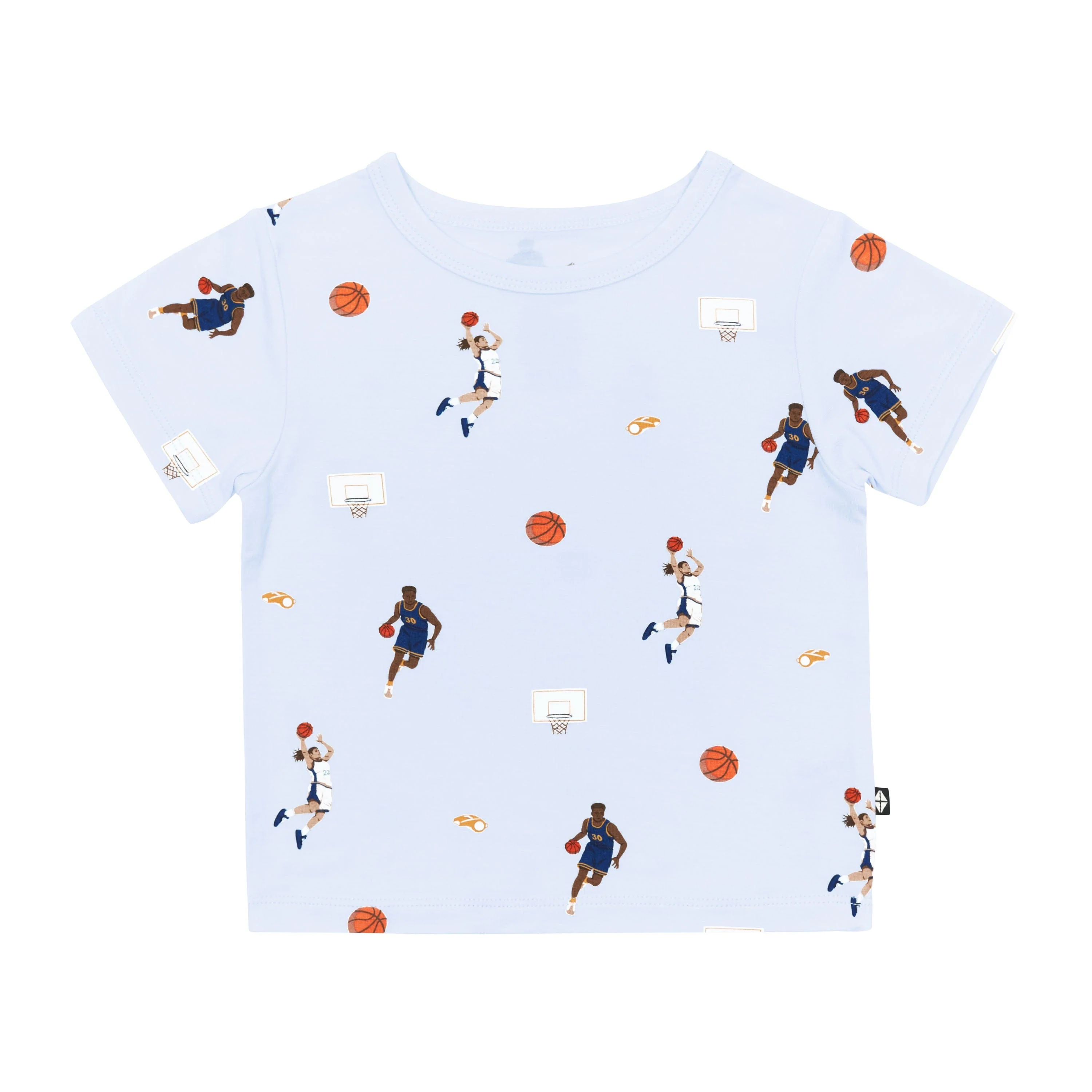 Toddler Basic Tee in Basketball - Image 2