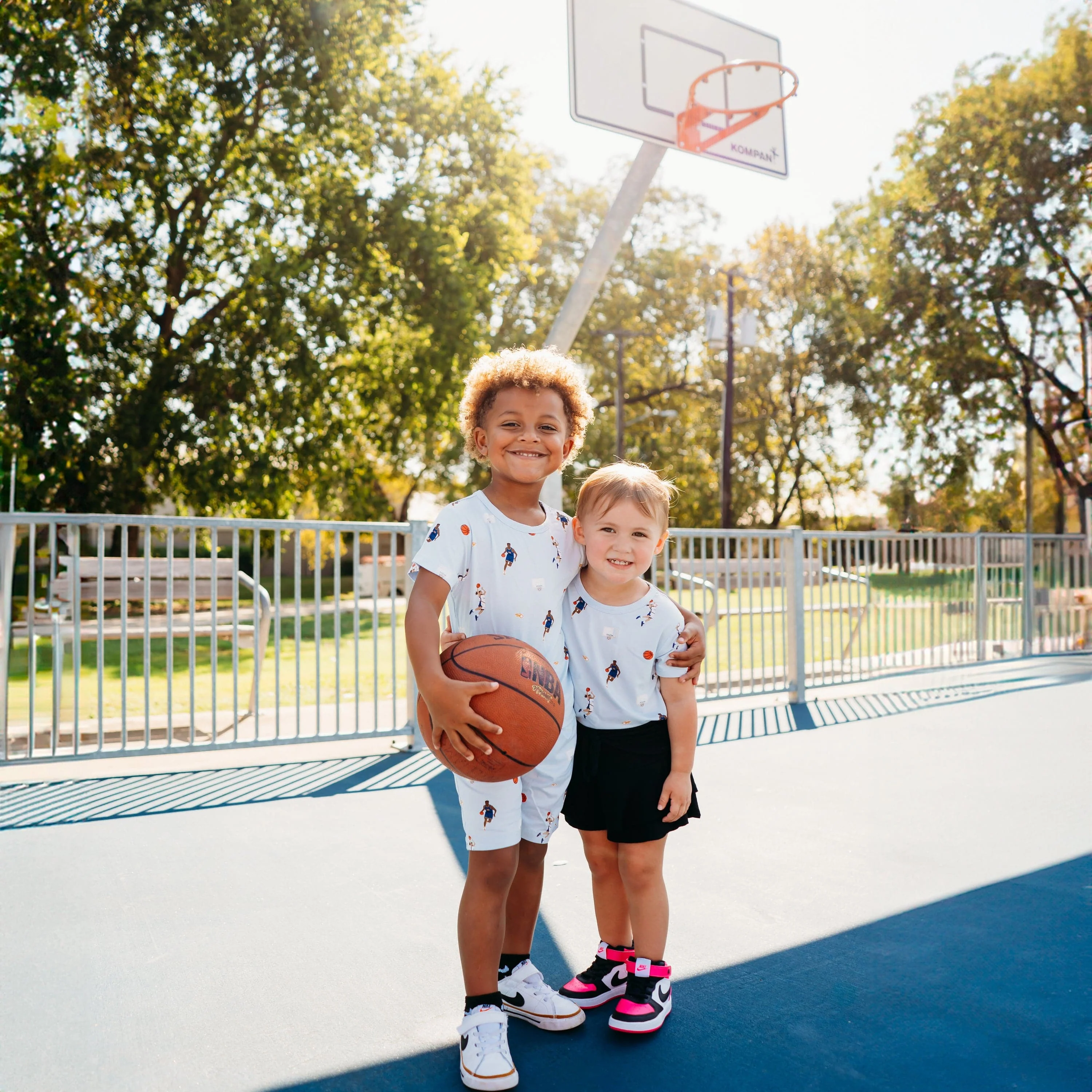 Toddler Basic Tee in Basketball - Image 7