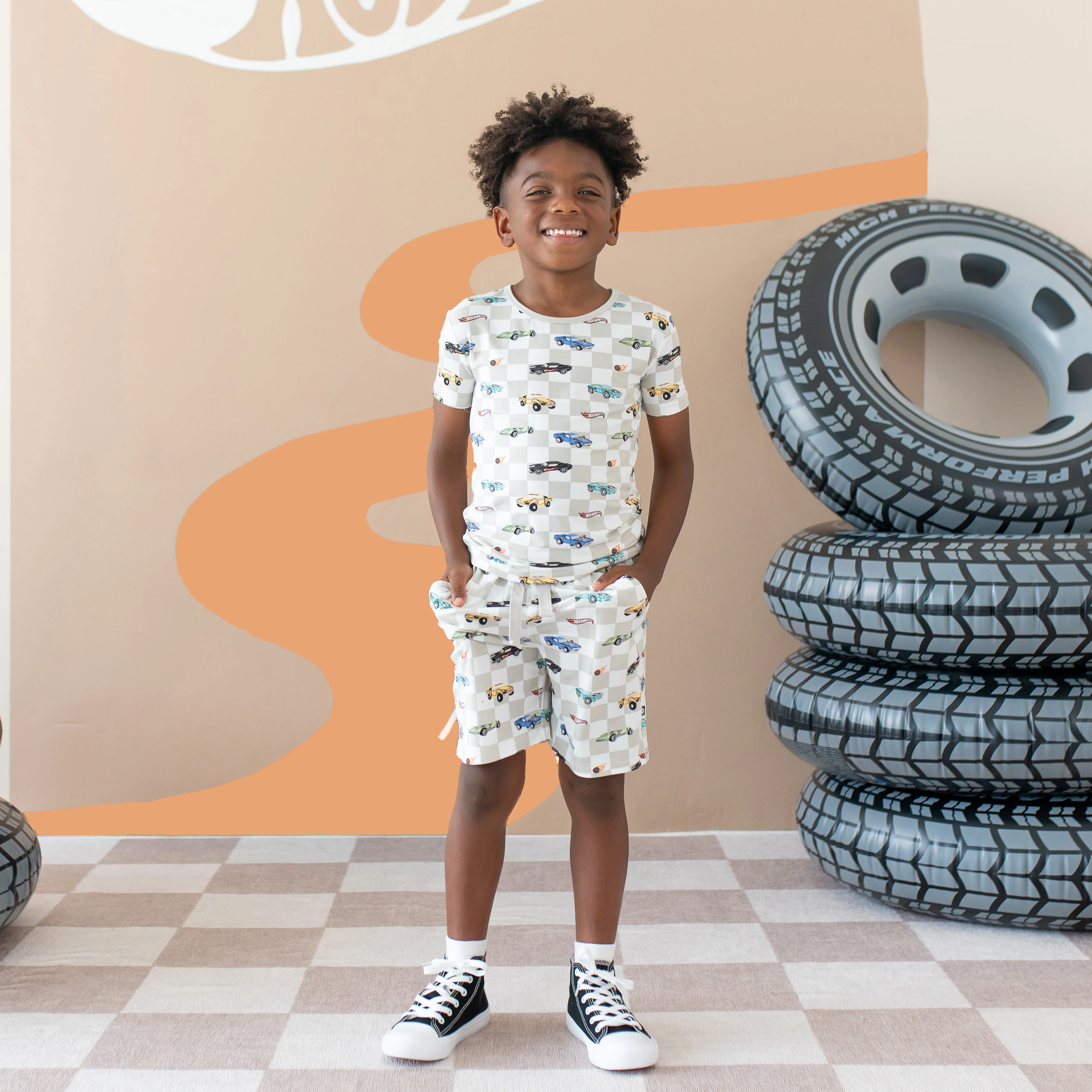Toddler Basic Tee in Fast and Fierce - Image 3
