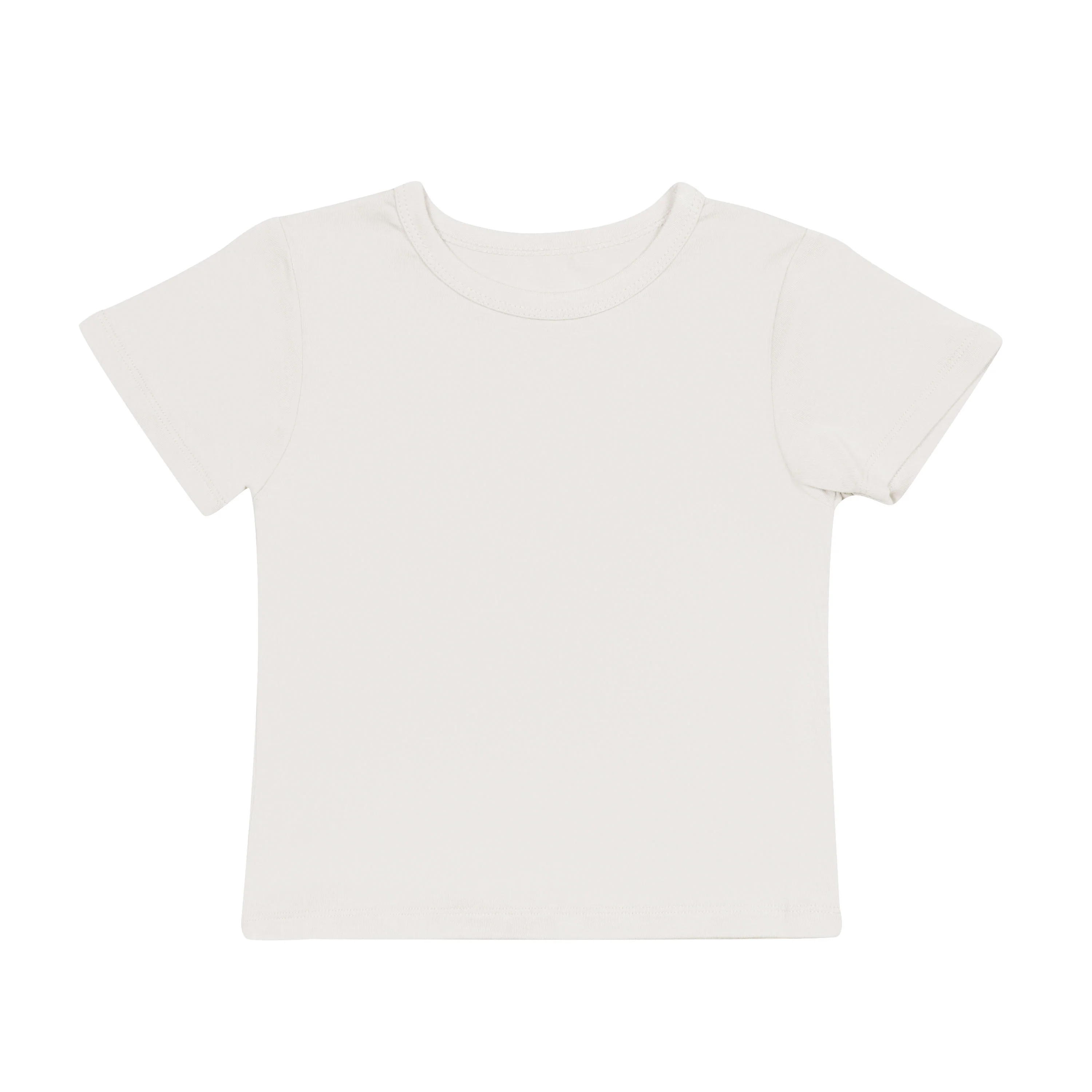 Toddler Basic Tee in Oat - Image 2