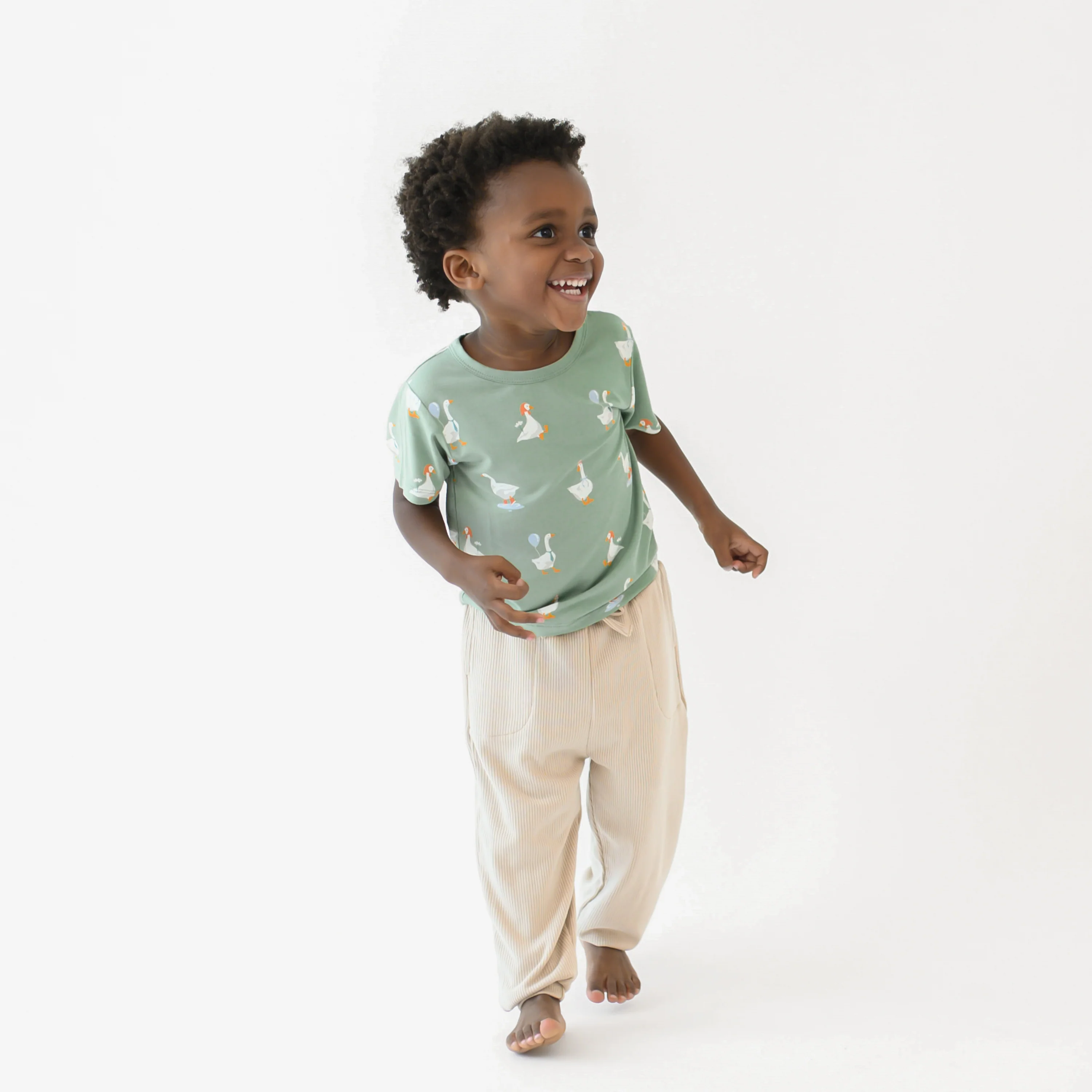 Toddler Basic Tee in Silly Goose - Image 4