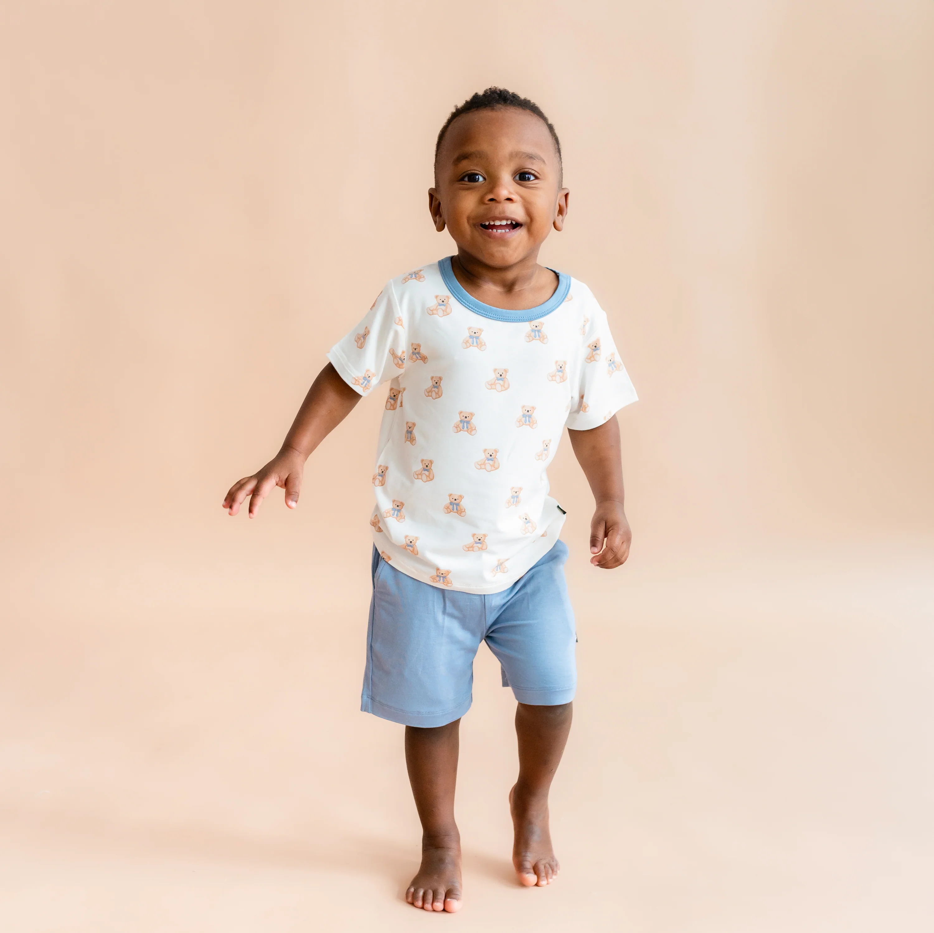 Toddler Basic Tee in Teddy Bear - Image 3
