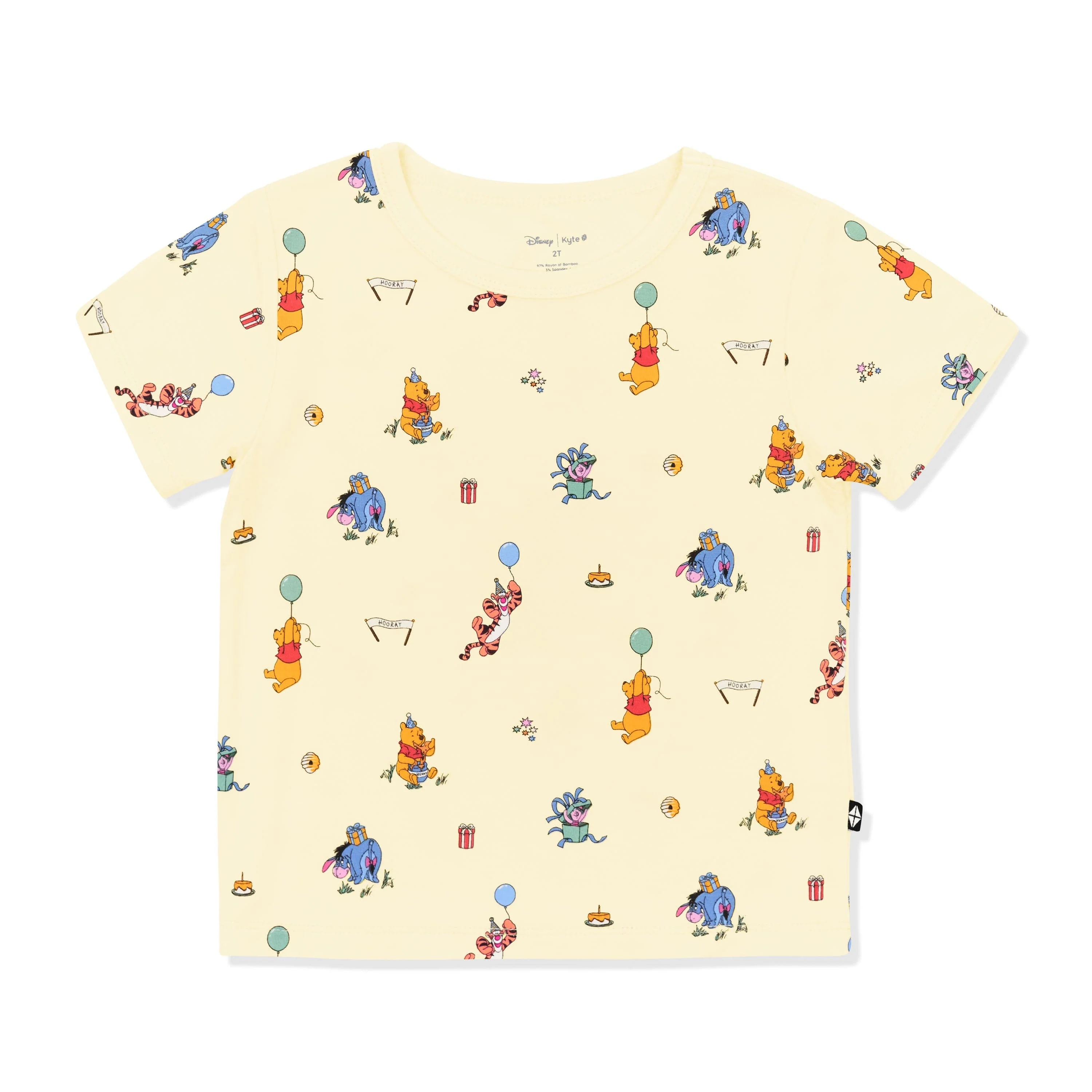 Toddler Basic Tee in Winnie the Pooh Celebration - Image 2