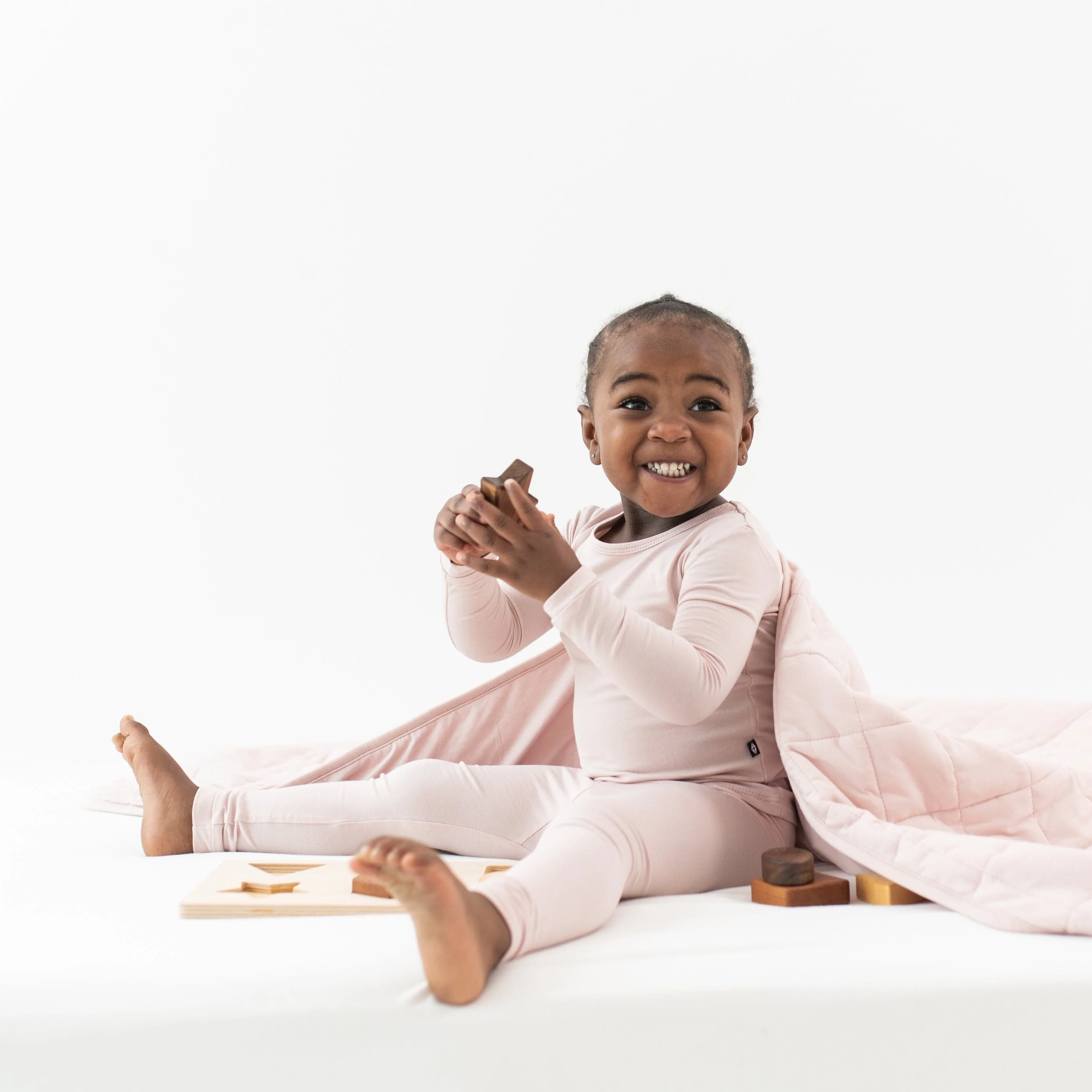 Toddler Blanket in Blush 1.0 - Image 3