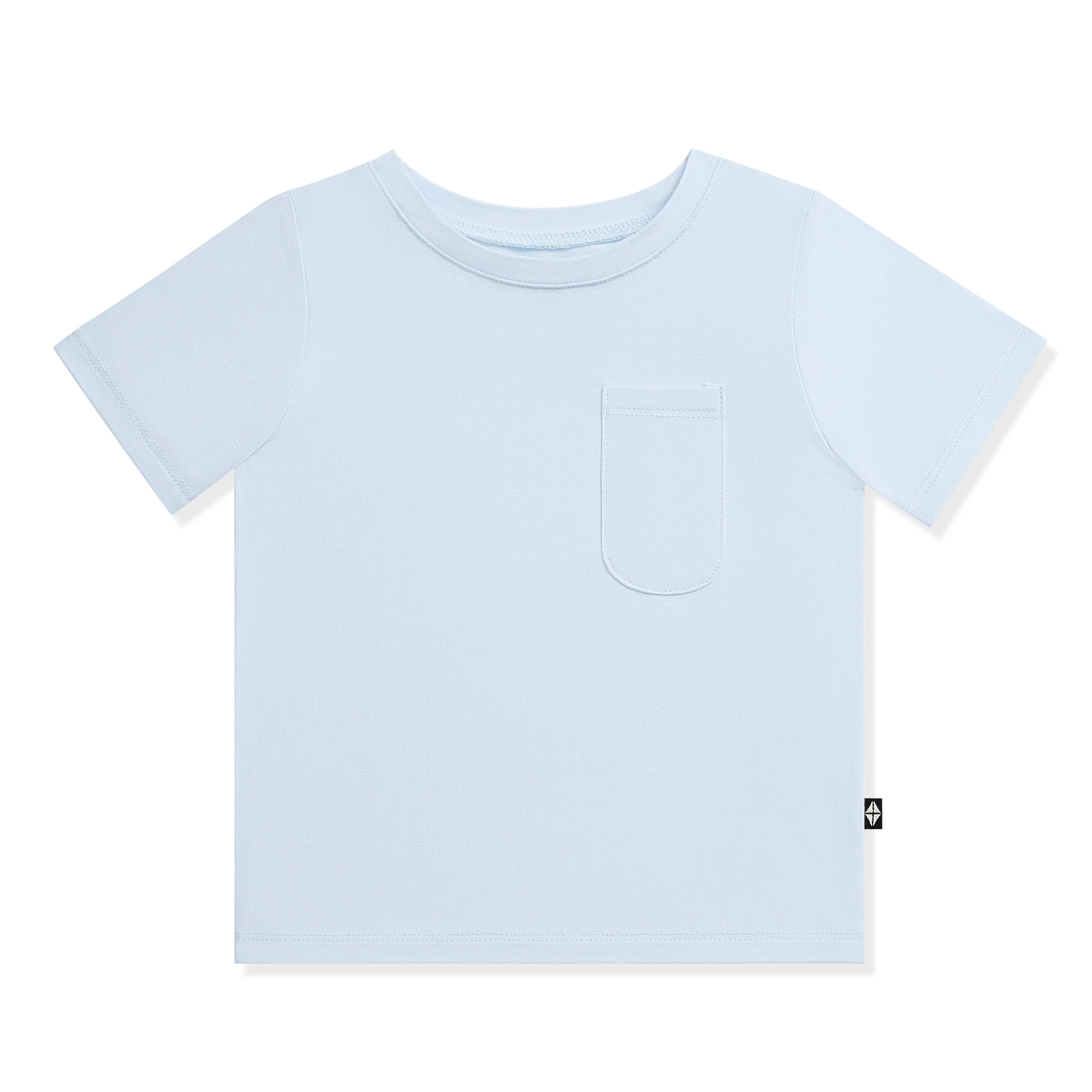 Toddler Crew Neck Tee in Breeze - Image 2