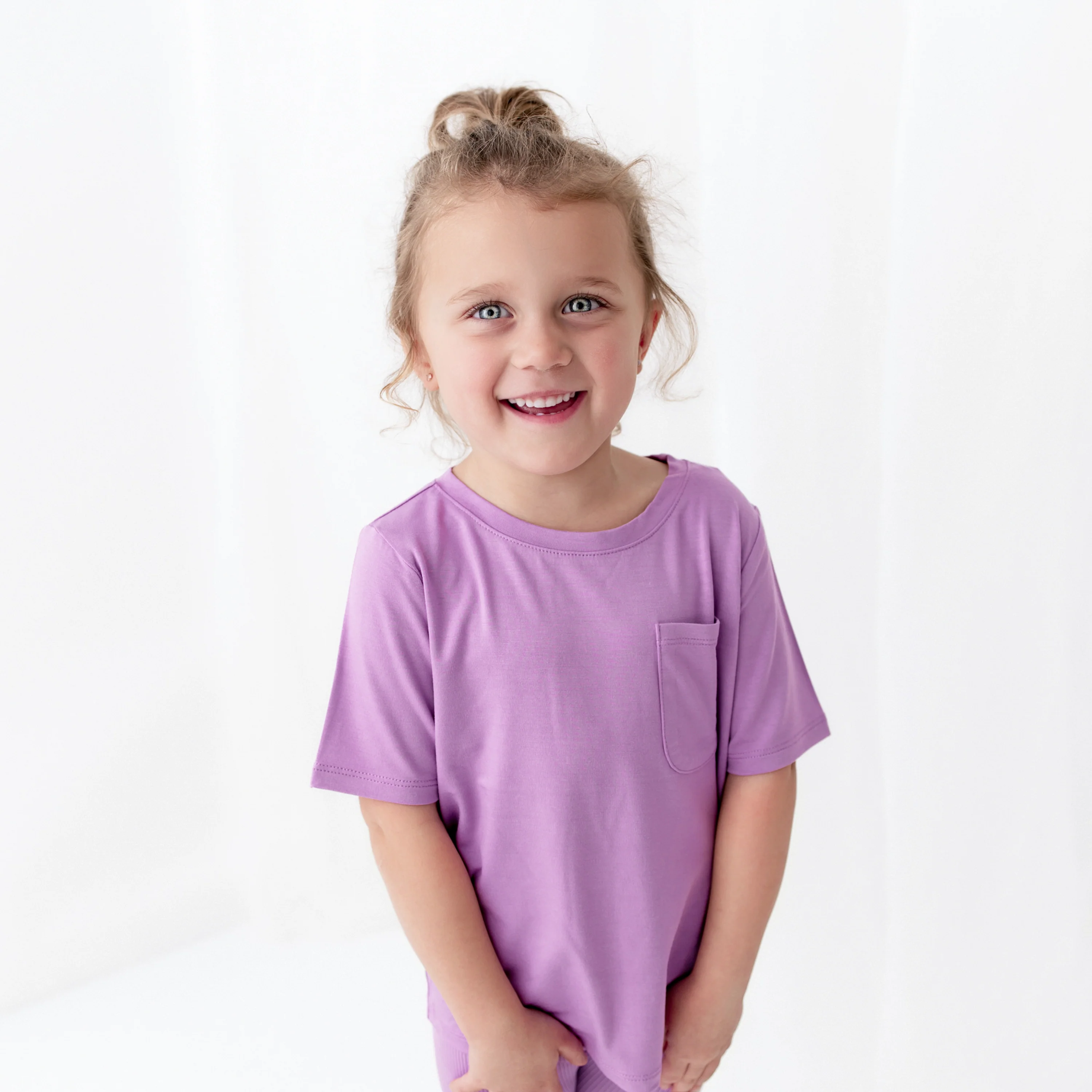 Toddler Crew Neck Tee in Poi - Image 4