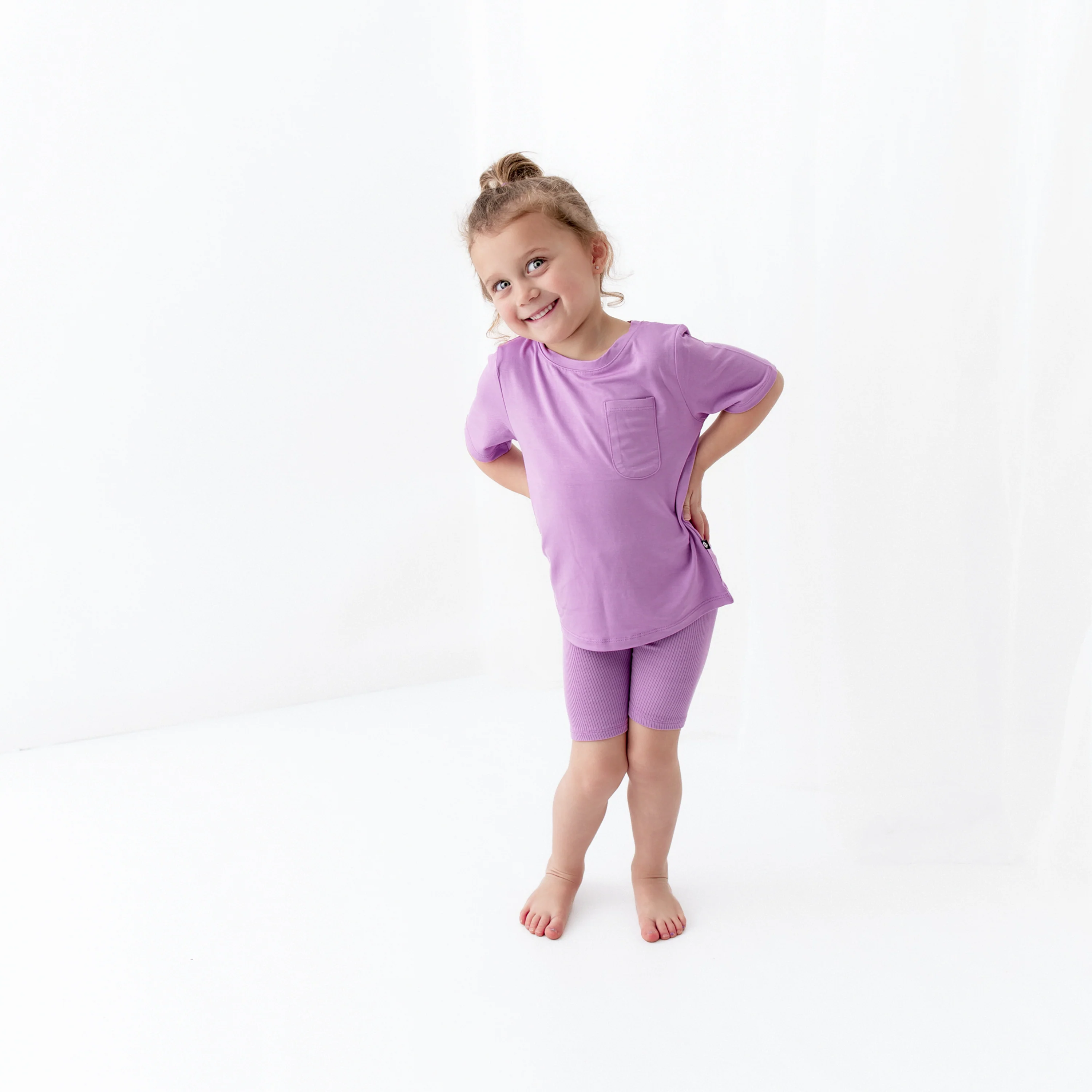Toddler Crew Neck Tee in Poi - Image 5