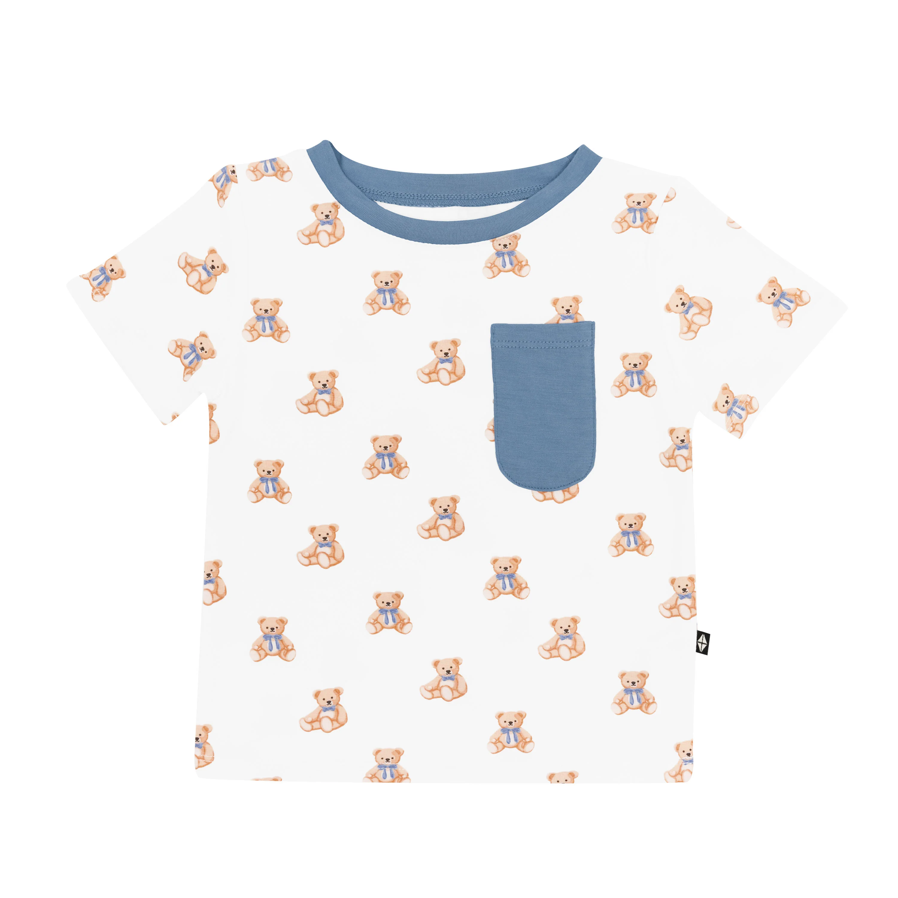 Toddler Crew Neck Tee in Teddy Bear - Image 2