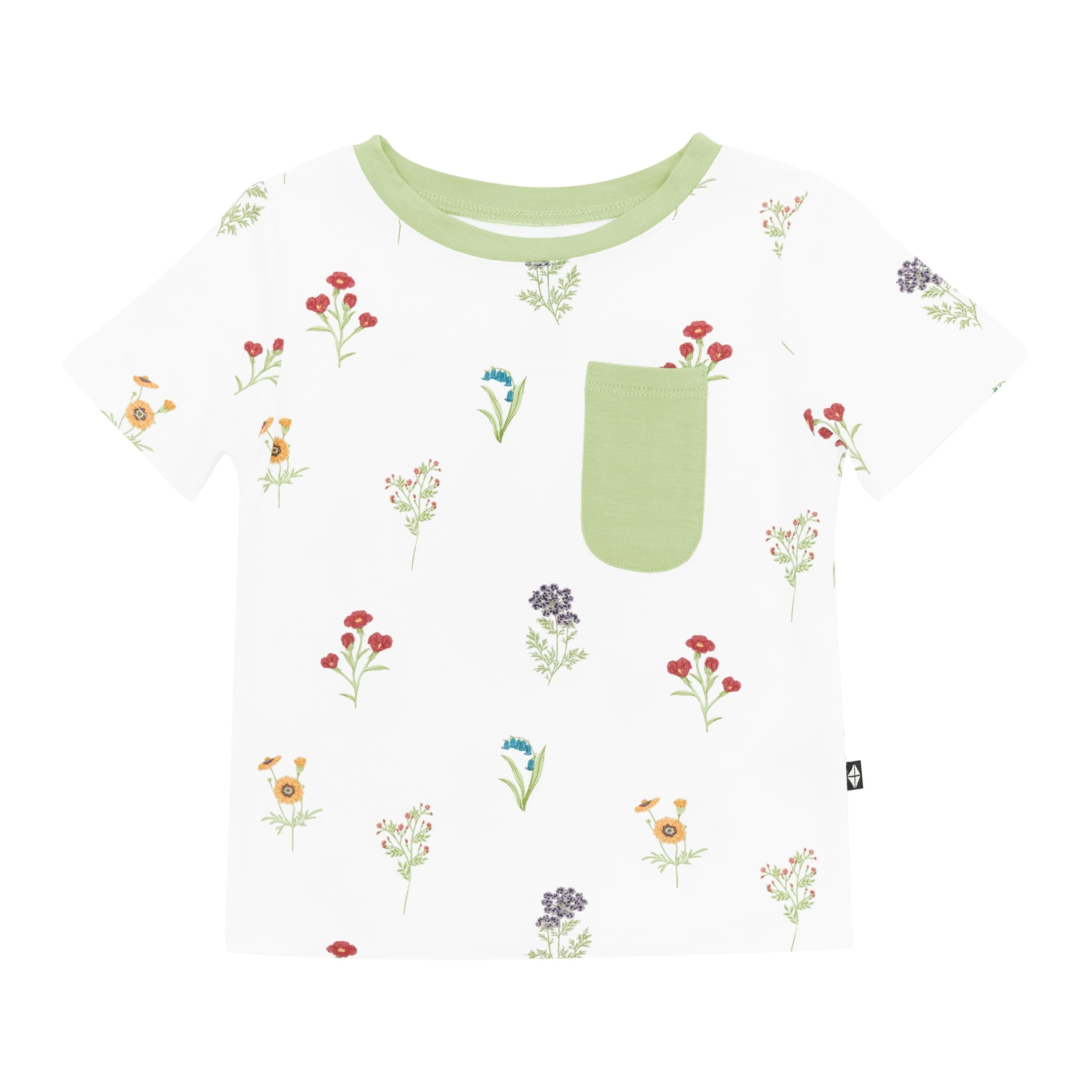 Toddler Crew Neck Tee in Wildflower - Image 2