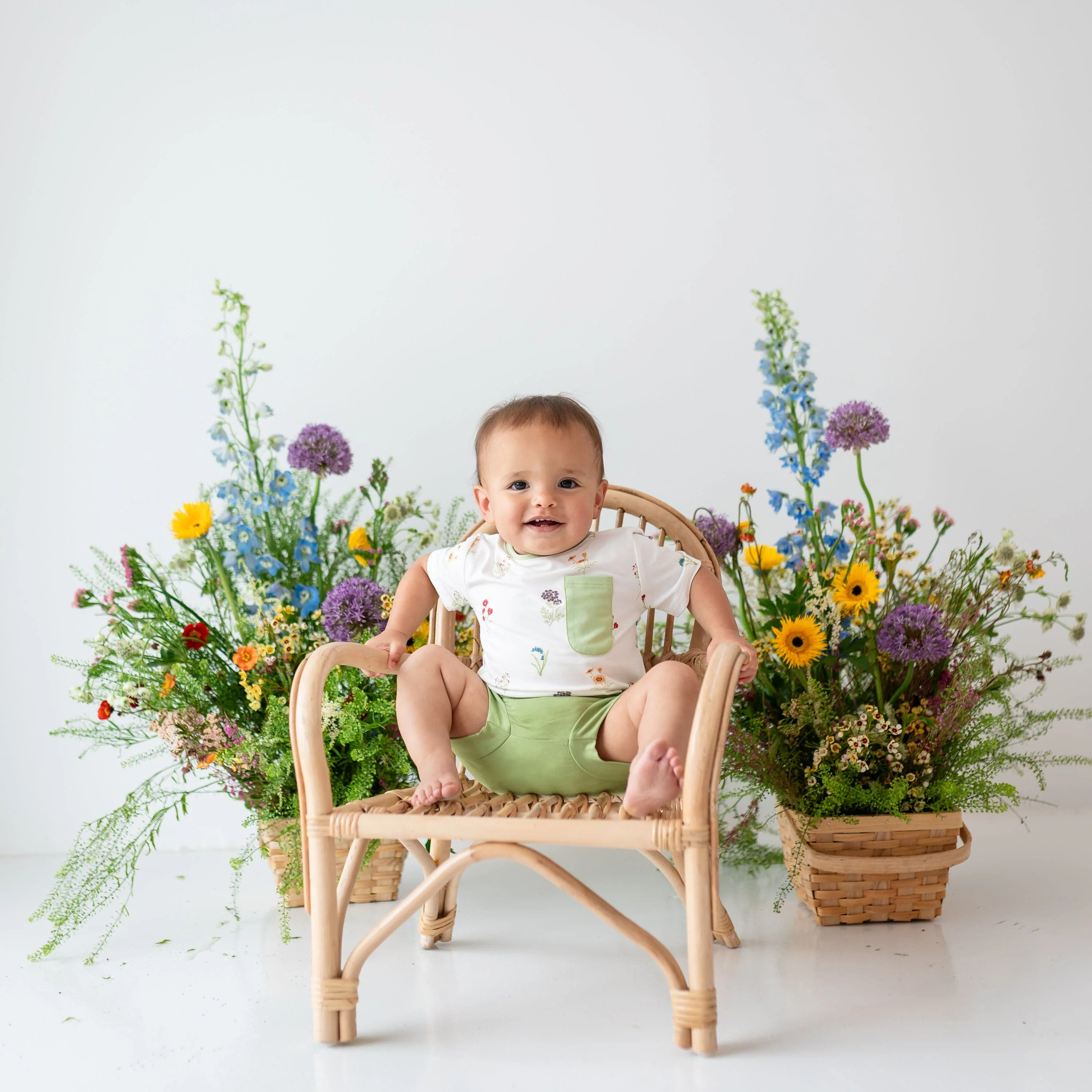 Toddler Crew Neck Tee in Wildflower - Image 3