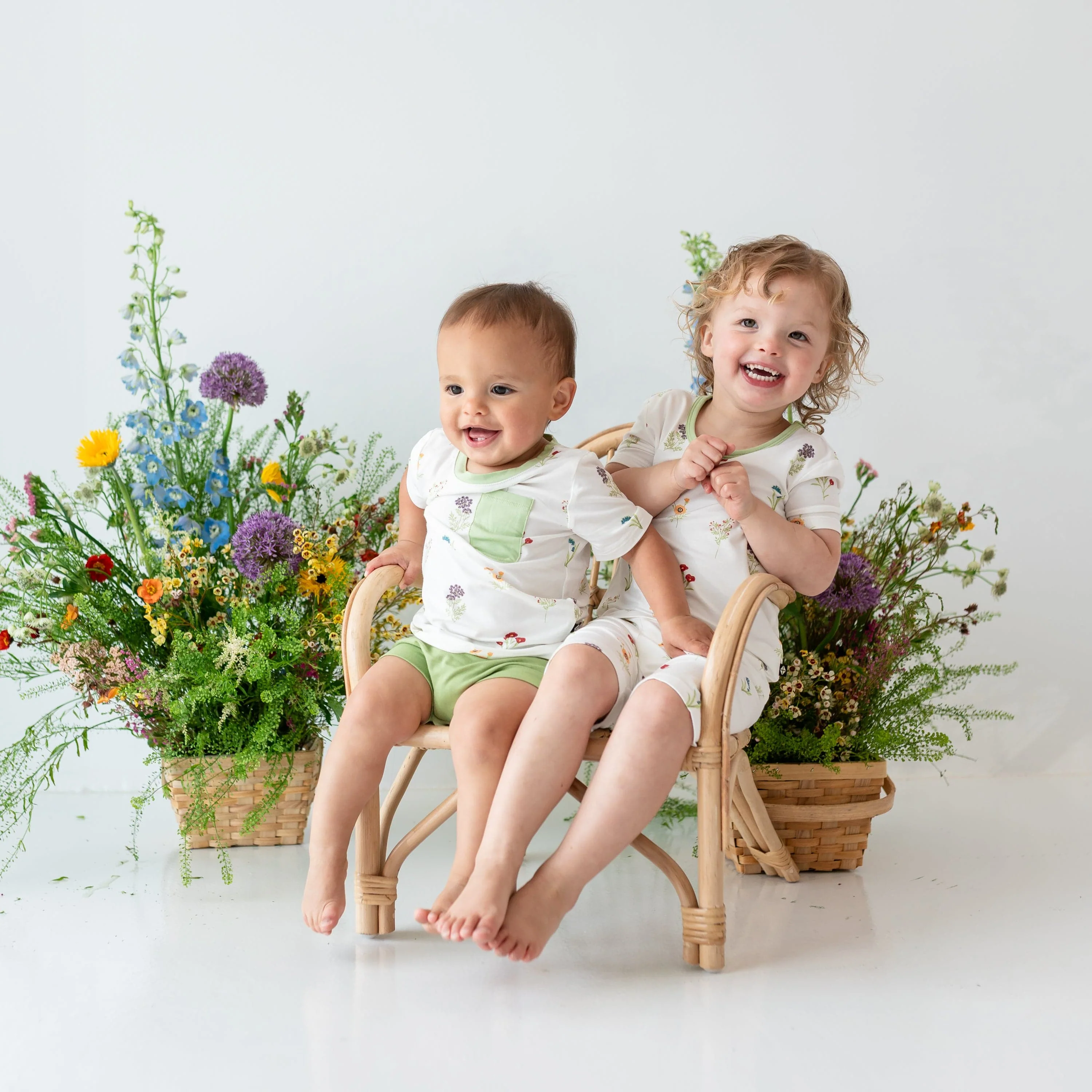 Toddler Crew Neck Tee in Wildflower - Image 4