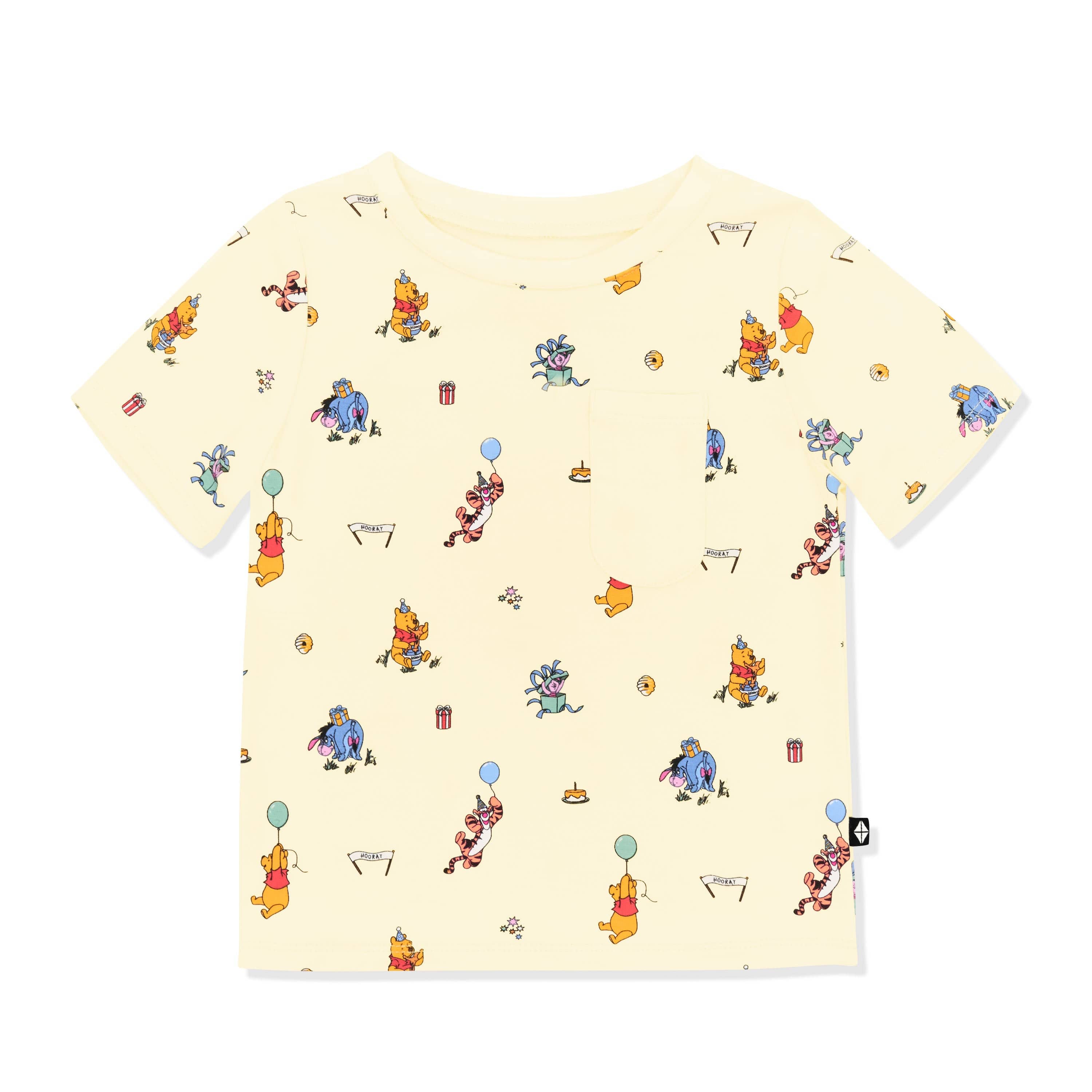 Toddler Crew Neck Tee in Winnie the Pooh Celebration - Image 2