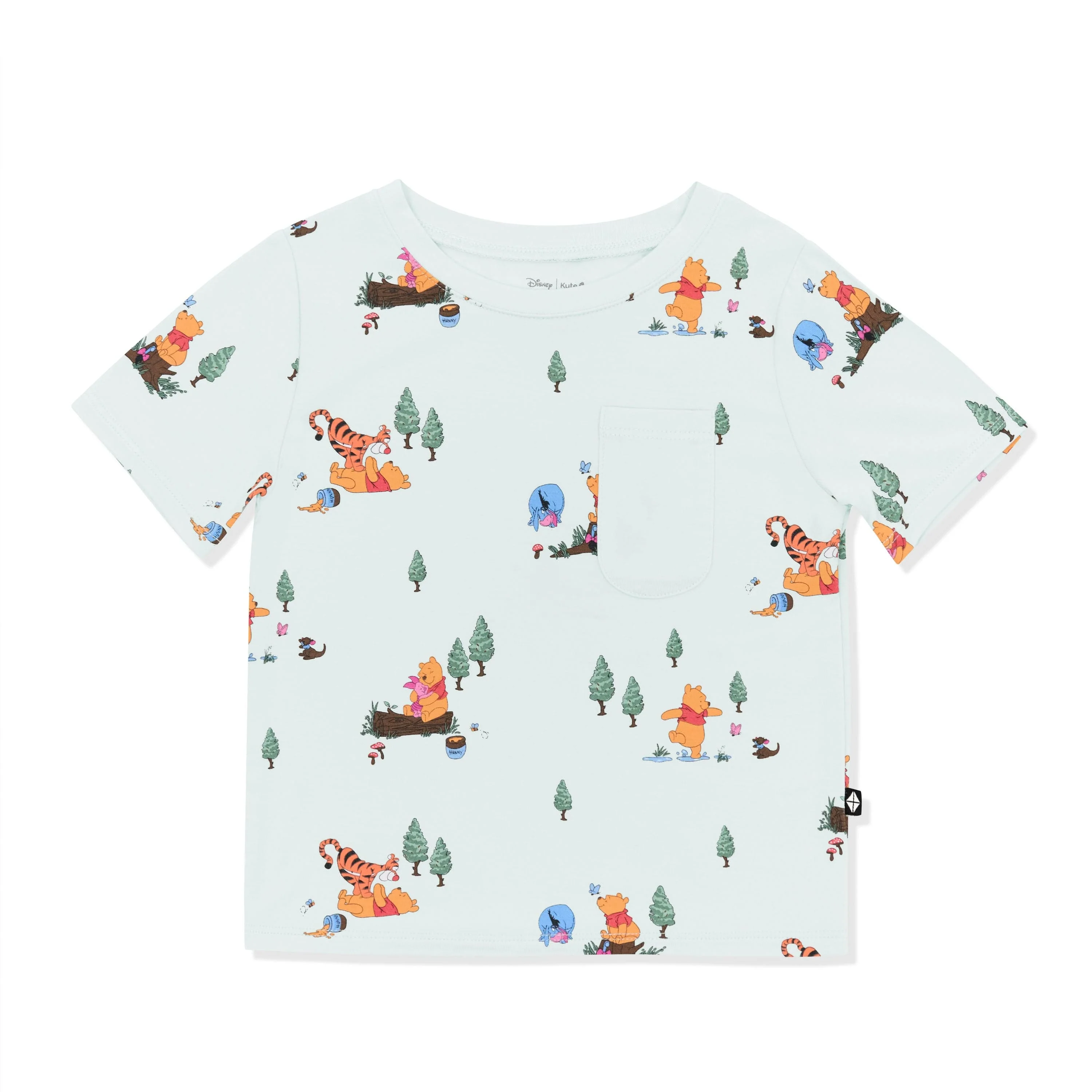 Toddler Crew Neck Tee in Winnie the Pooh Hundred Acre Wood - Image 2