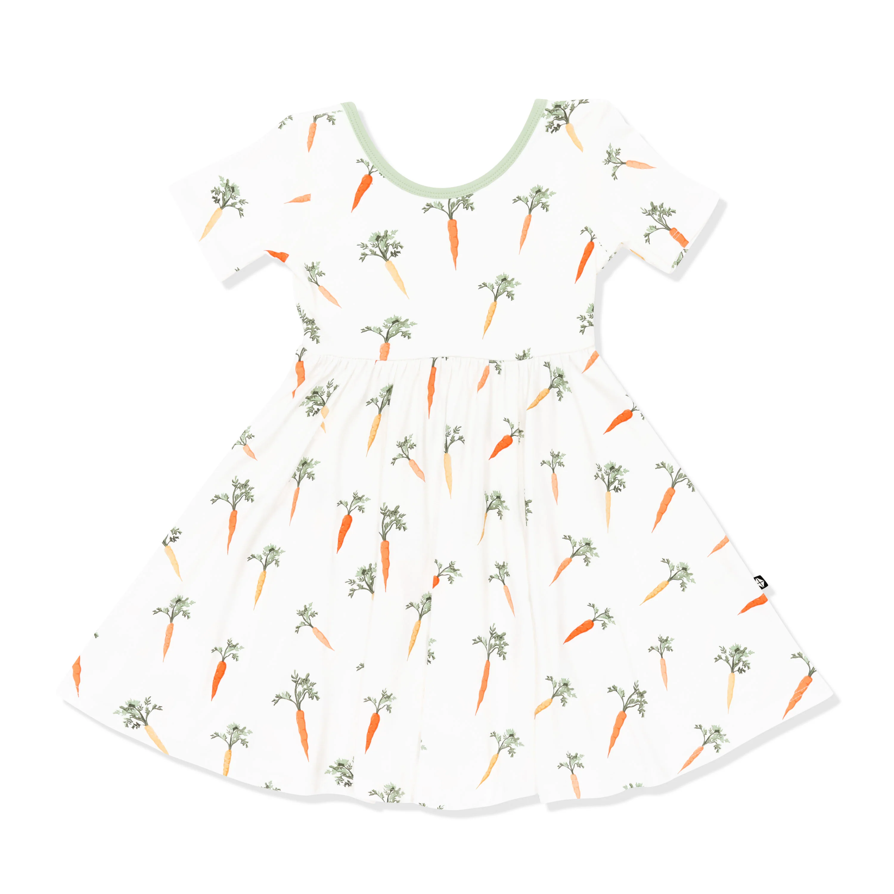 Twirl Dress in Carrot - Image 2
