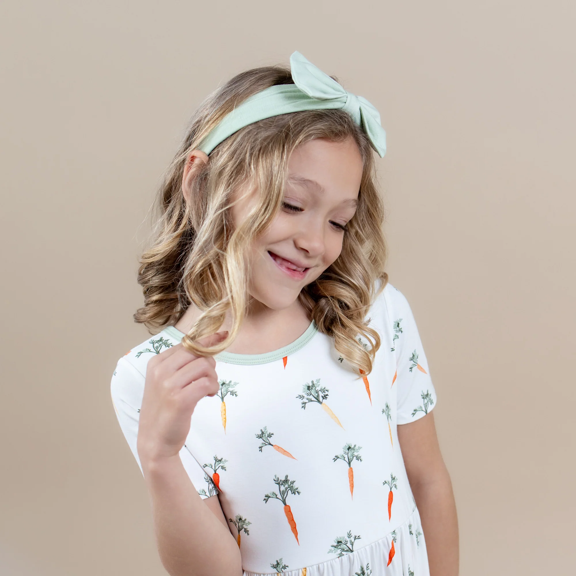 Twirl Dress in Carrot - Image 4