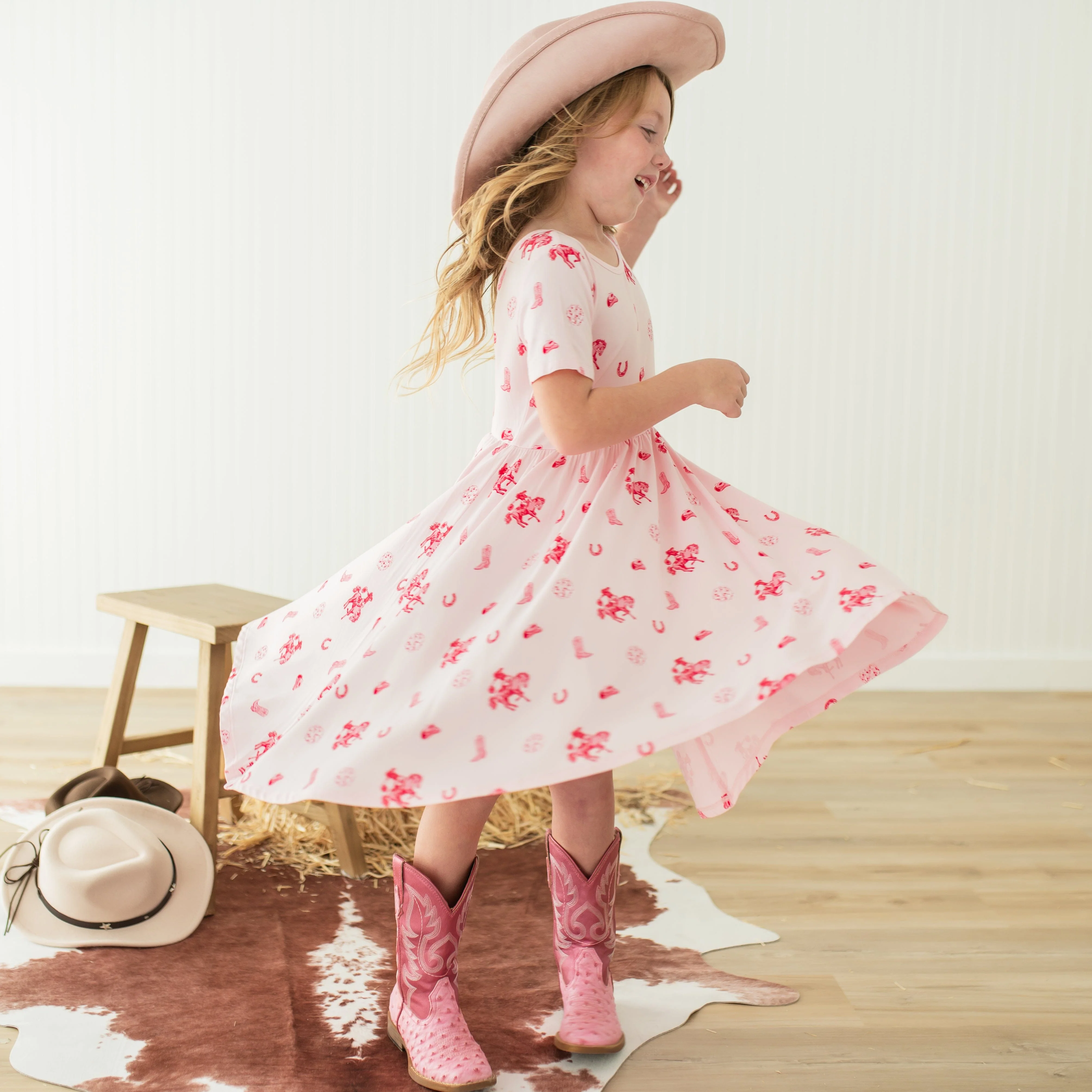 Twirl Dress in Disco Cowgirl - Image 3