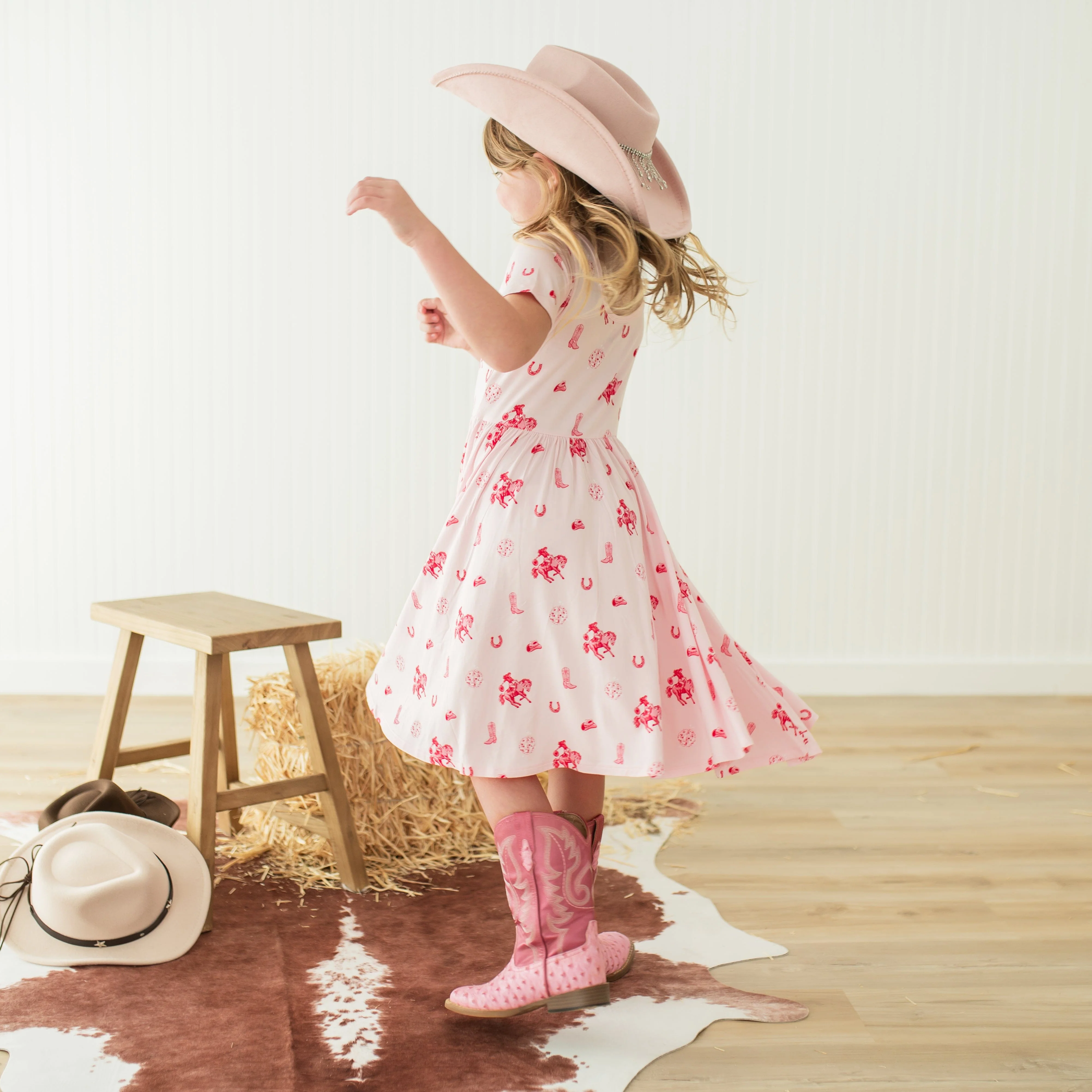 Twirl Dress in Disco Cowgirl - Image 5