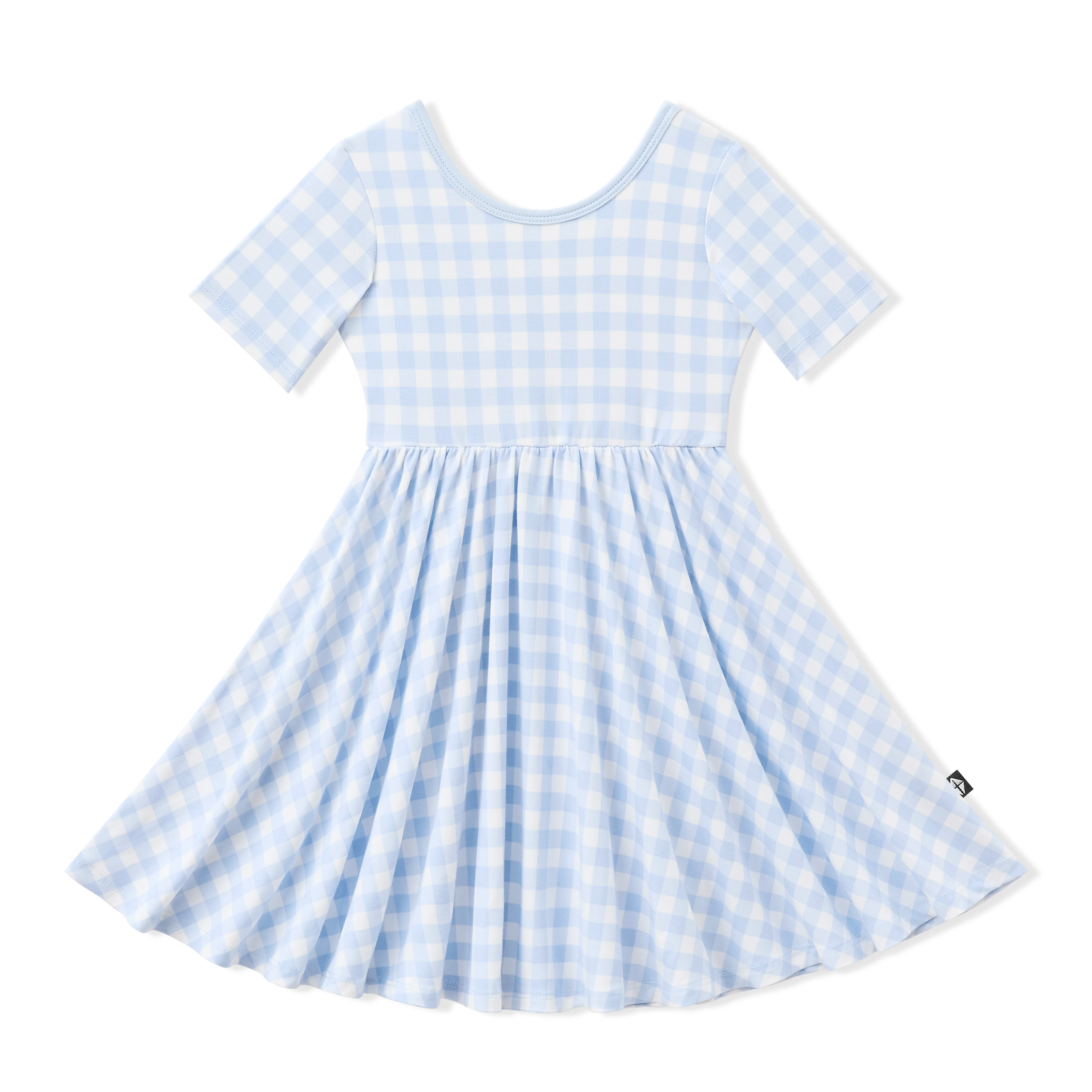 Twirl Dress in Gingham Breeze - Image 2